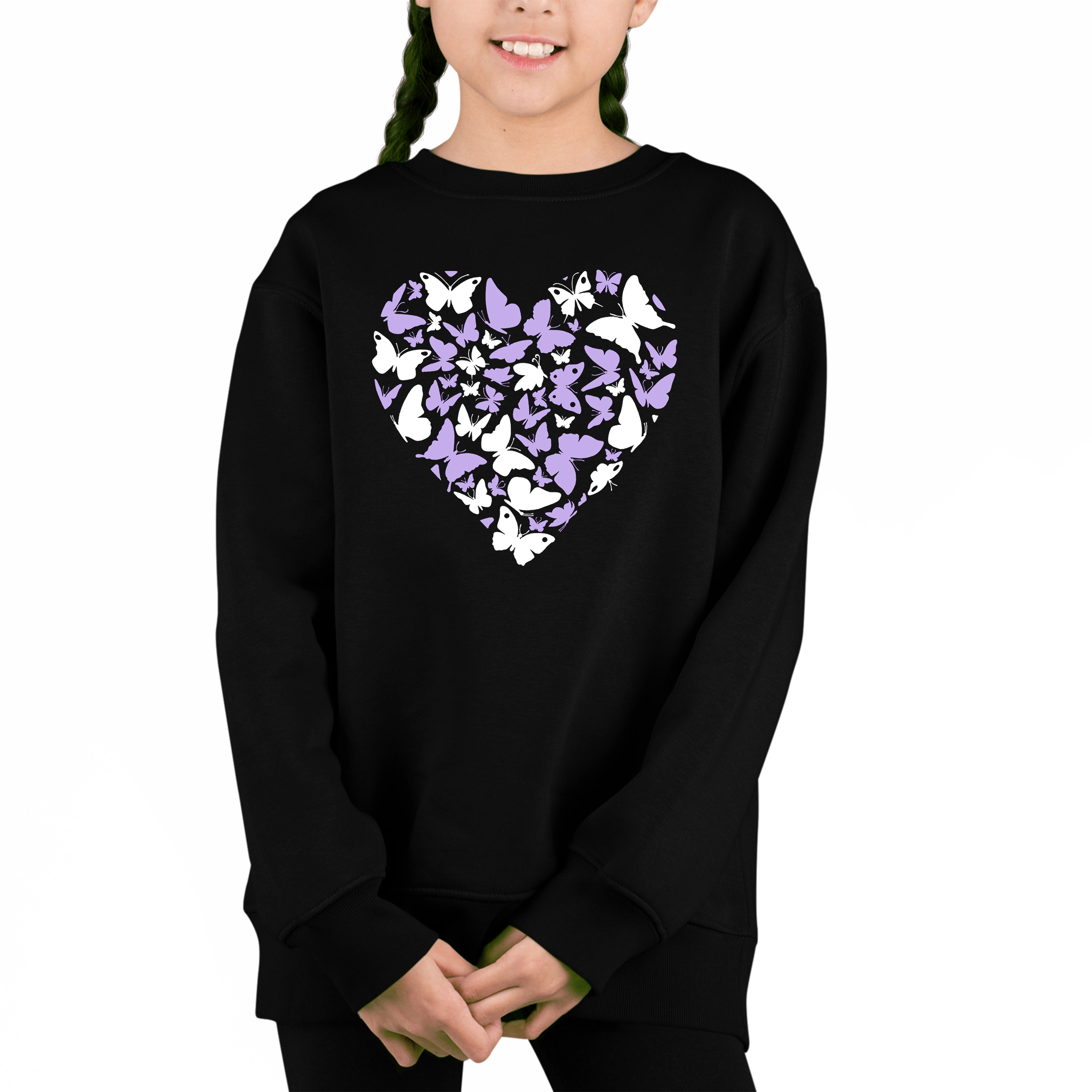 LA Pop Art Girl's Word Sweatshirt