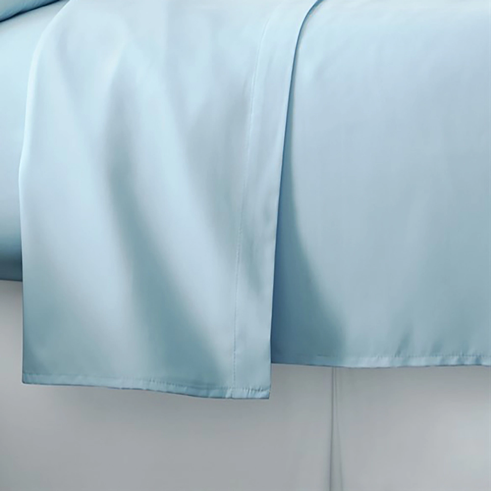 Plazatex Luxurious Ultra Soft 100% Cotton Moisture Wicking Solid Color 4 Pieces Sheet Set King