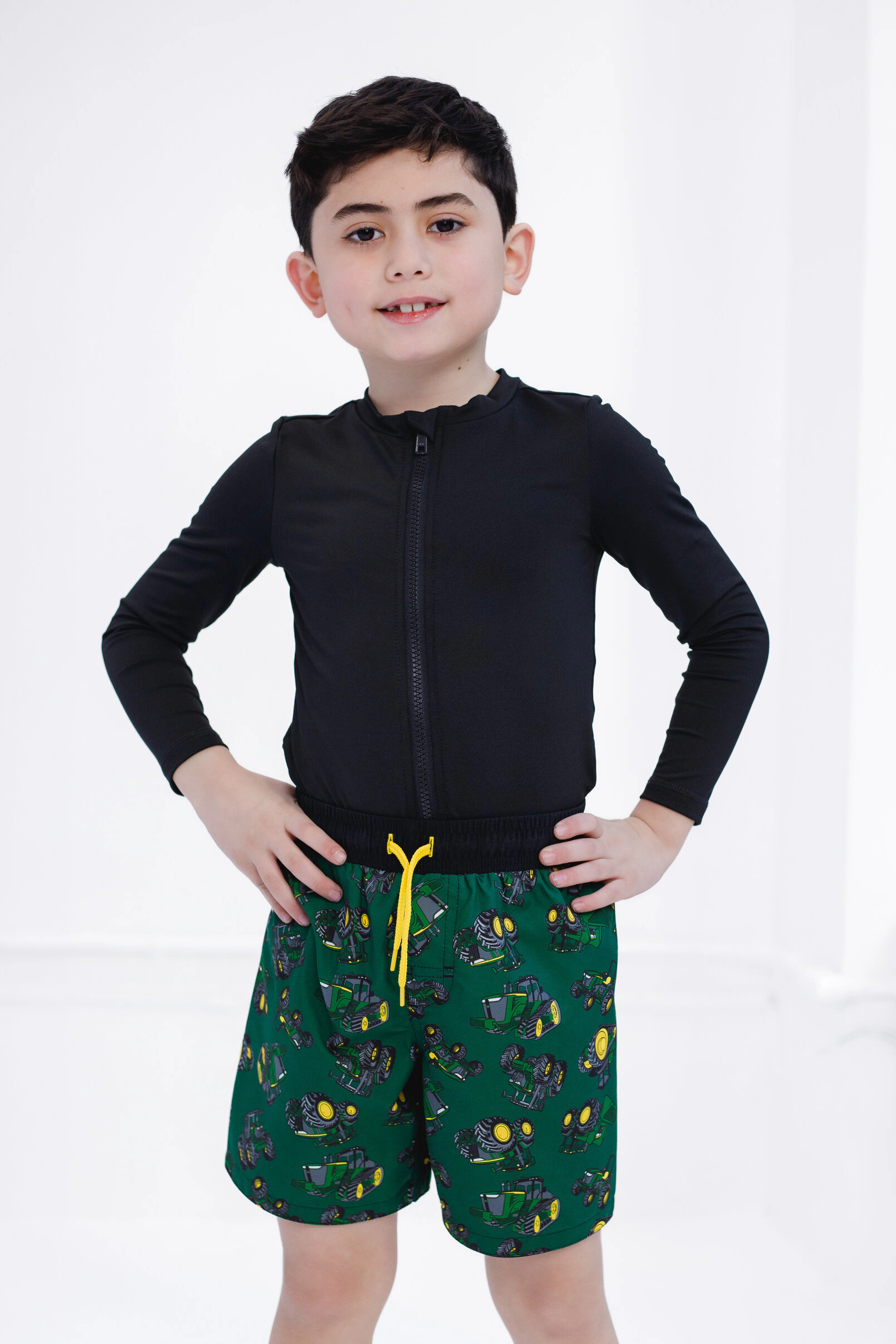 John Deere Boys' Swimwear Swim Trunks