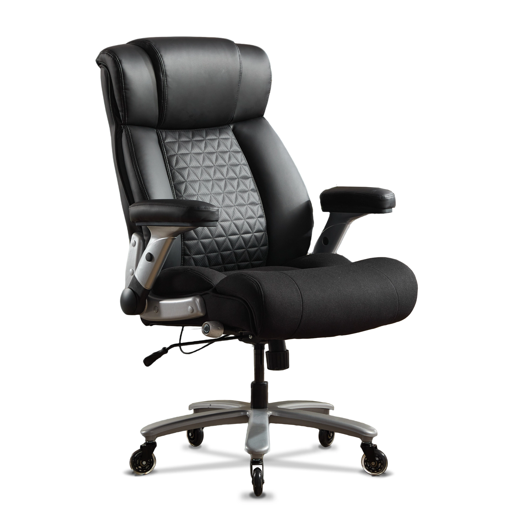 Platinum-Level Office Chairs Big and Tall Office Chair With 500lb Capacity, Adjustable Lumbar, Wide Seat, Flip Up Arms