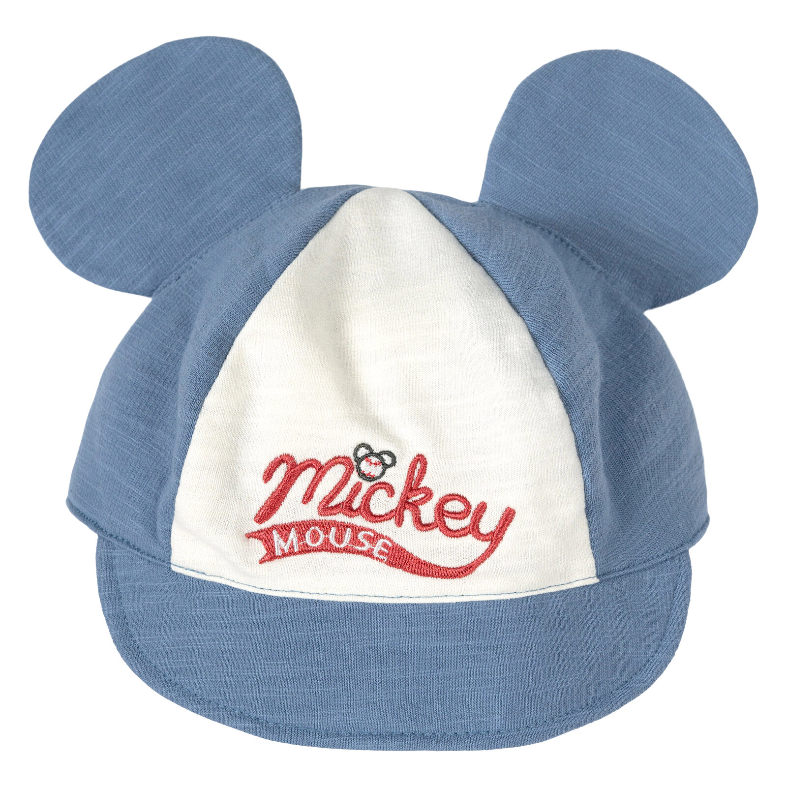 Disney Mickey Mouse Baby Boys' 2-Piece Baseball Romper and Hat Set