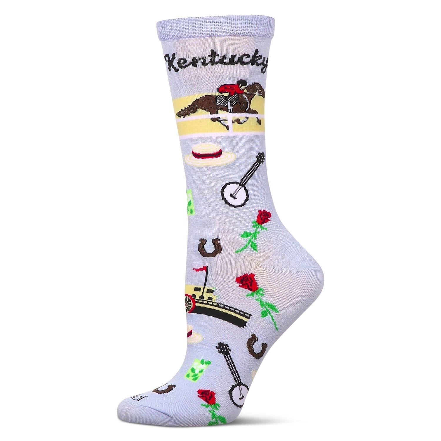 MeMoi Women's Kentucky Rayon From Bamboo Crew Socks