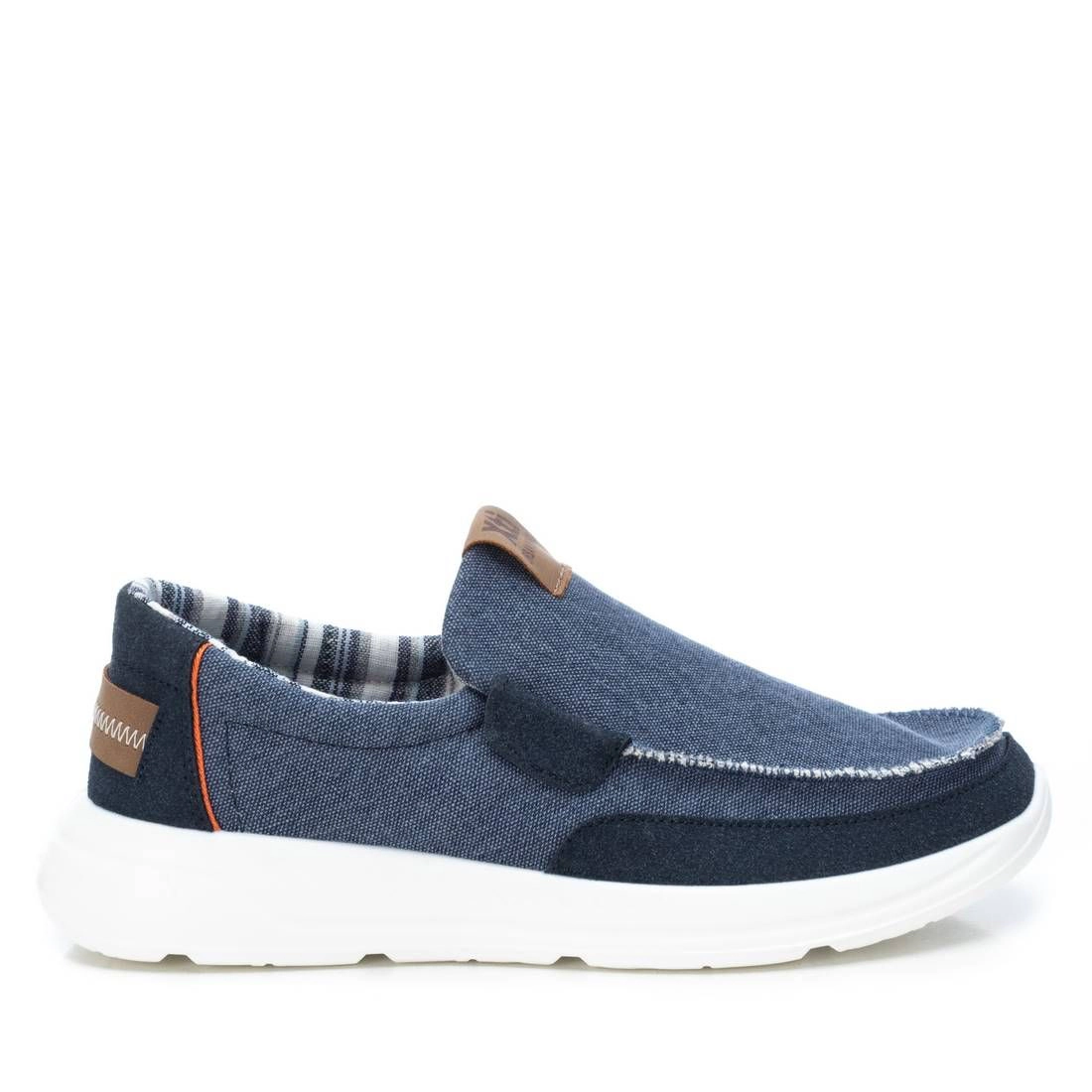 XTI Men's Canvas Loafers Paddedsole, Non-Slip Rubber Sole