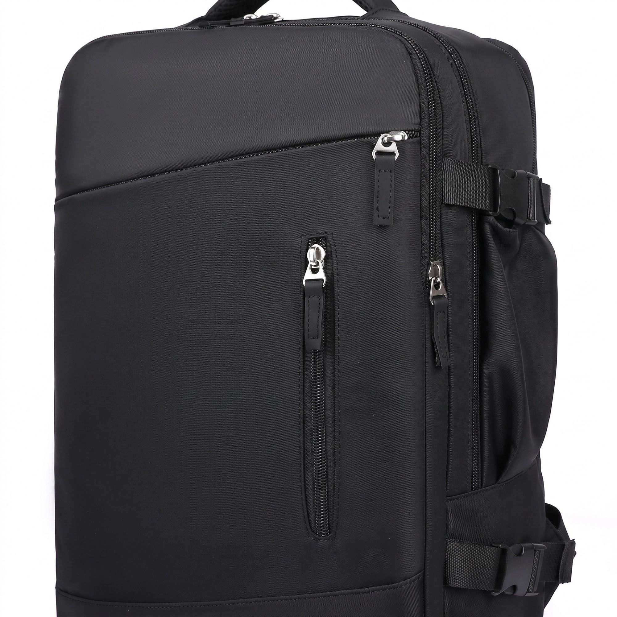 Alilang Women's Multi-Compartment Travel Backpack with Padded Straps, Side Pockets and Compression Buckles
