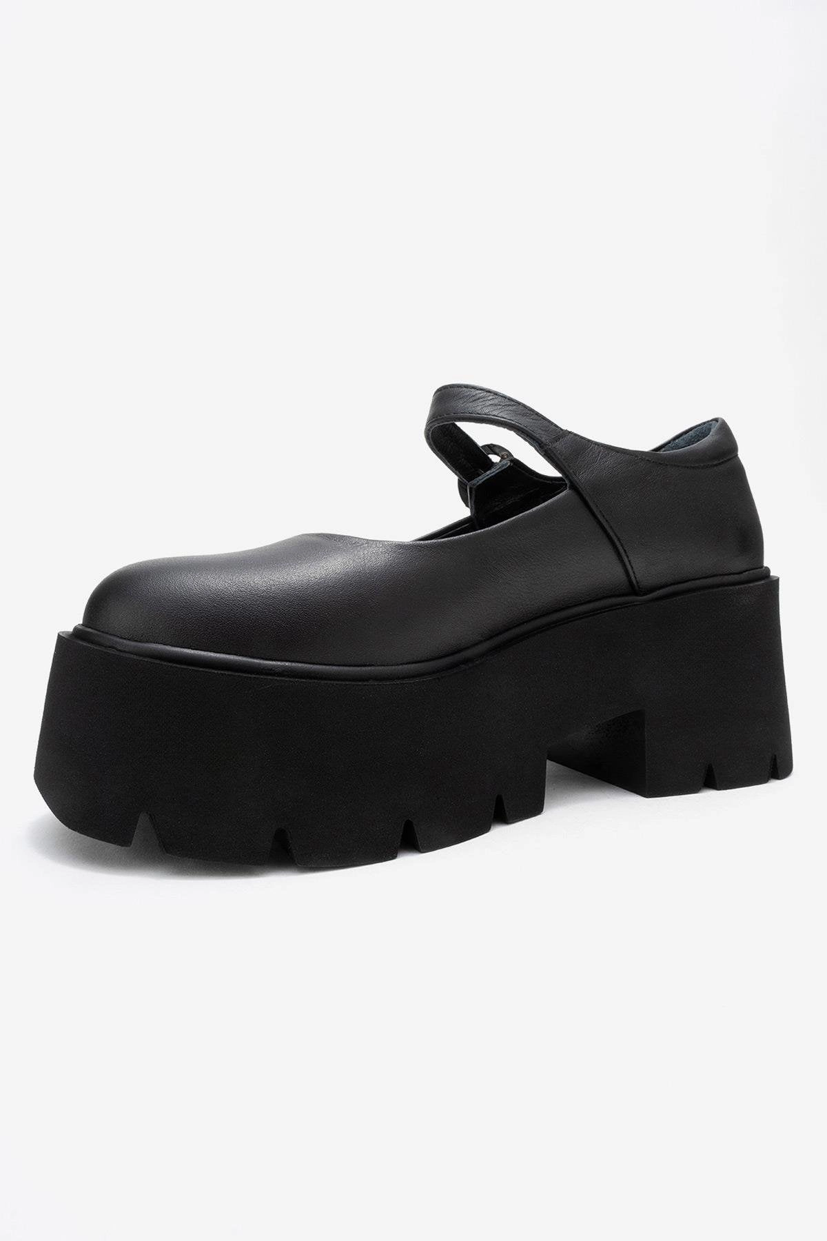 Forever & Always Womens Orina Leather Platform Mary Jane Shoe