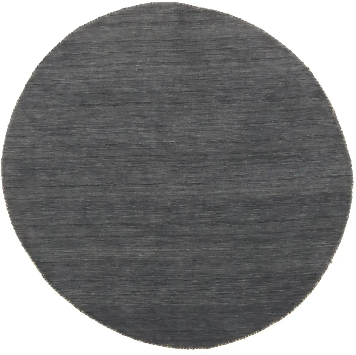 Magic Rugs Gray Solid Tribal 5X5 Lori Gabbeh Oriental Round Rug