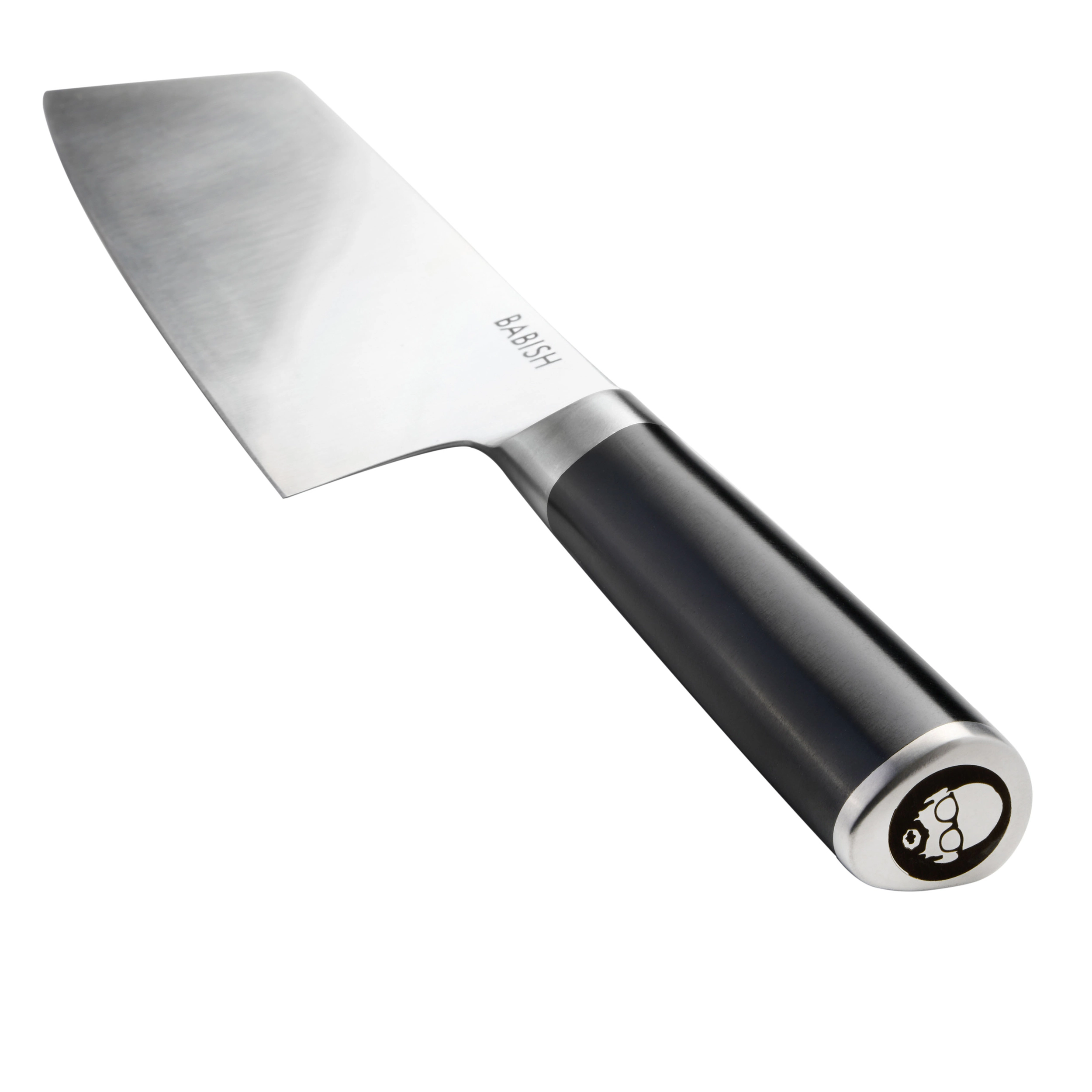 Babish 7.5 Inch High-Carbon Stainless Steel Full Tang Clef Knife in Black