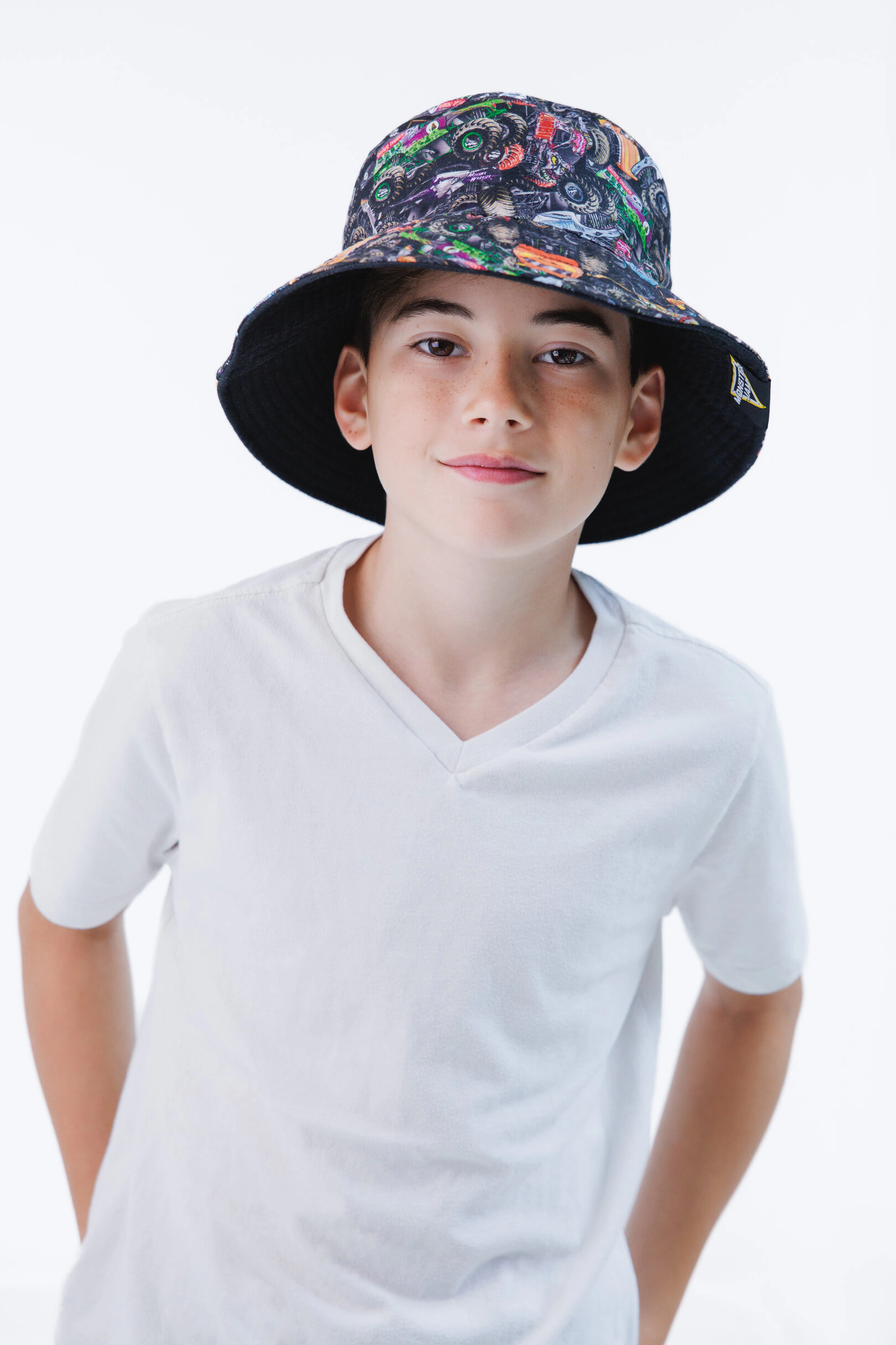 Monster Jam Boys' Bucket Hat