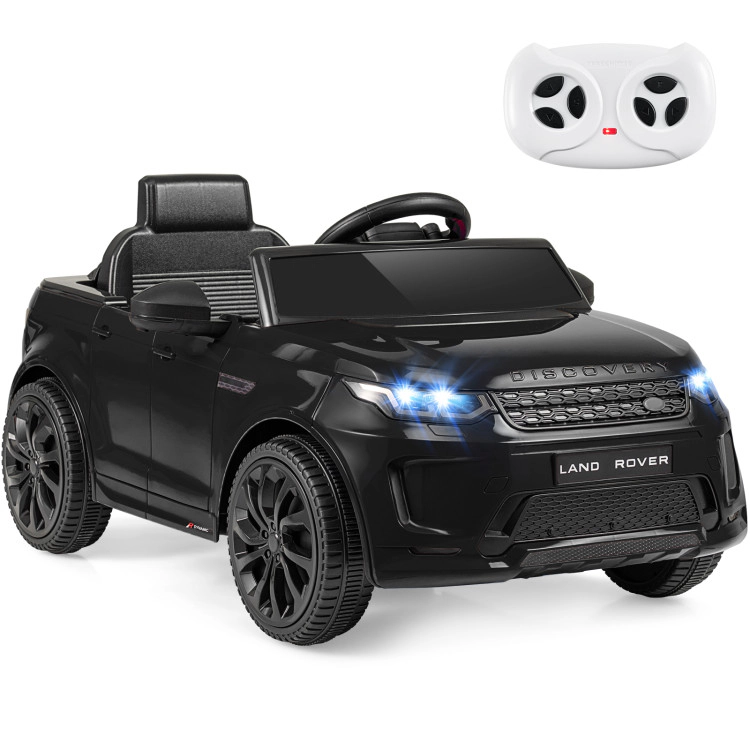 Hivvago 12V Kids Electric Car Licensed Land Rover with LED Lights, Music and Safety Belt
