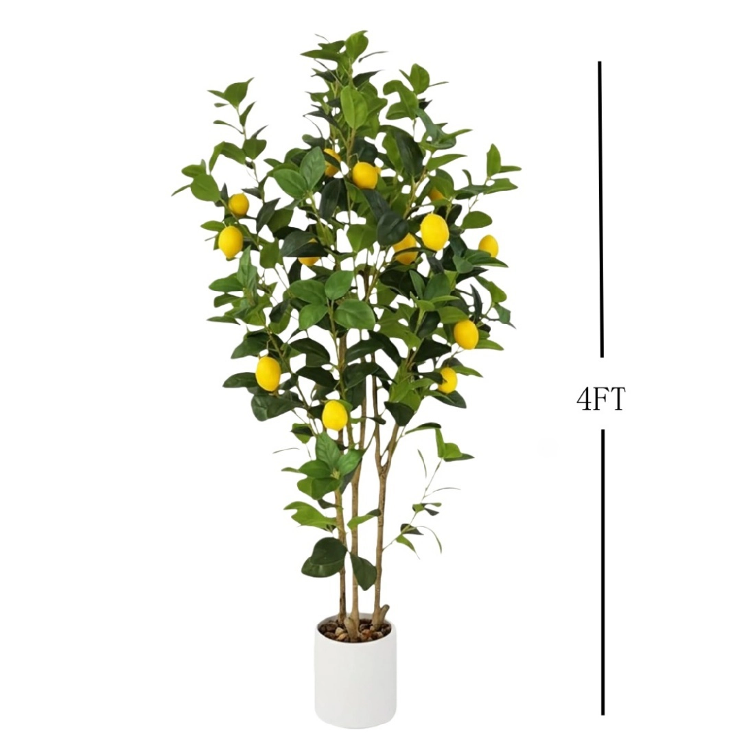 BebreezChic Lifelike Artificial Tree for Indoor & Outdoor,Faux Planter Potted Fake Tree Flower, for Home, Office