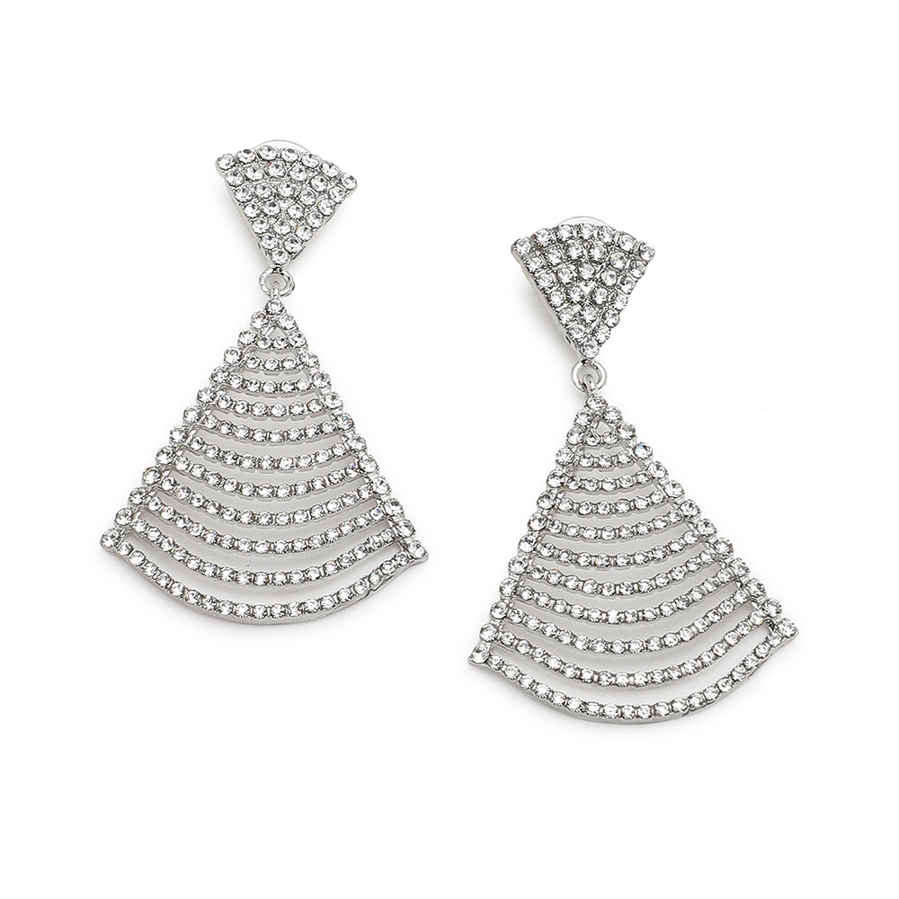 SOHI Women's Bling Drop Earrings