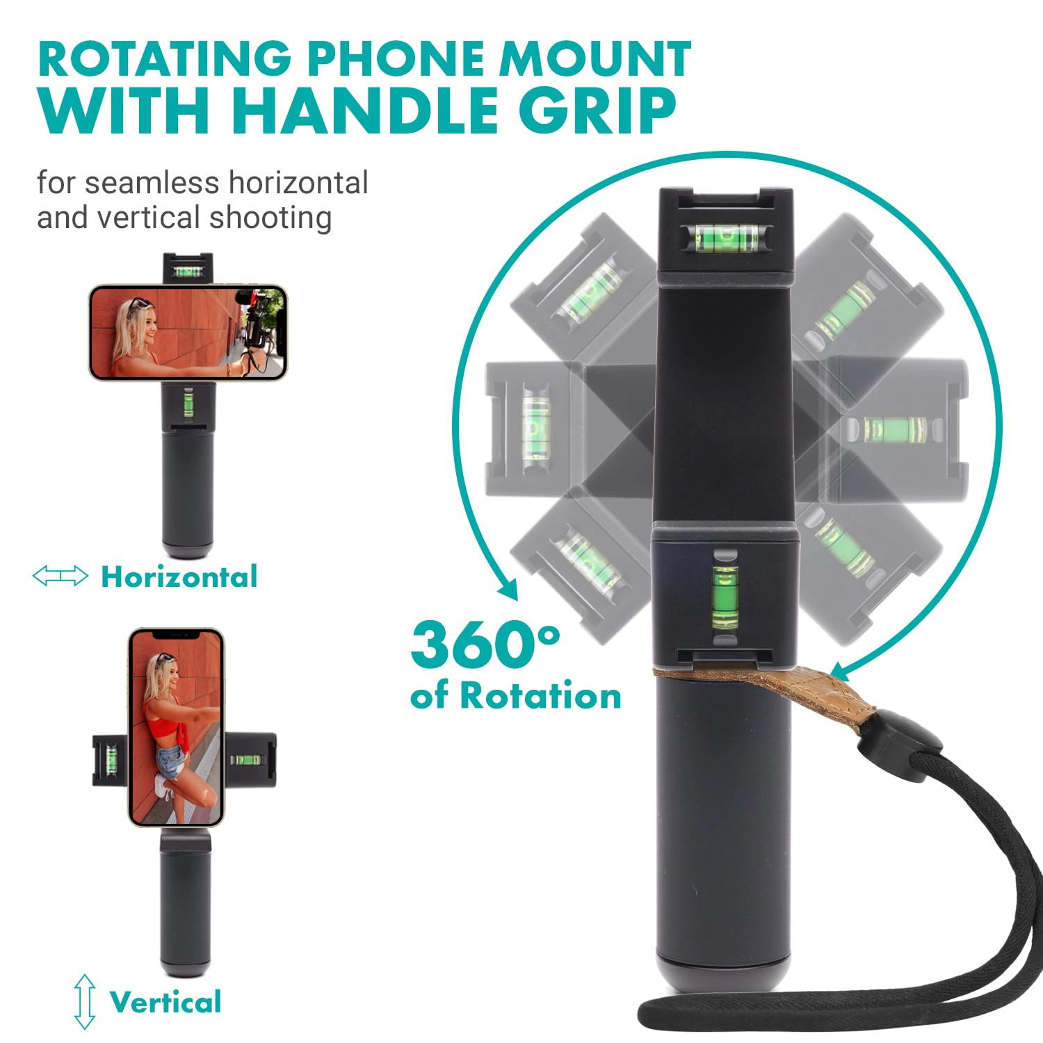 Movo iVlogger-PRO Wireless Vlogging Kit for iPhone/Android - YouTube Starter Kit with Wireless Microphone and LED Light