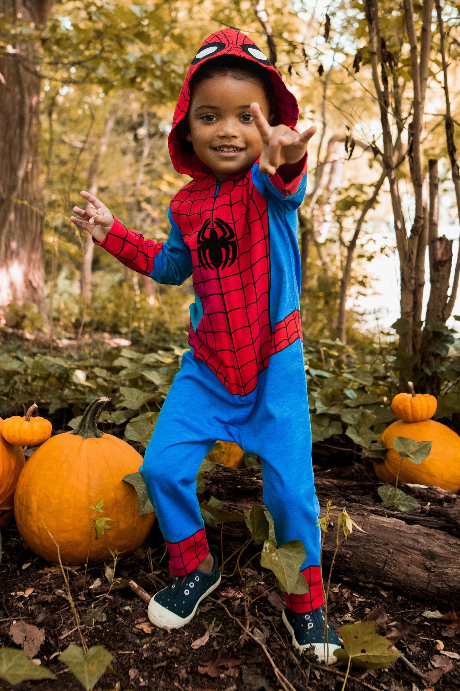 Marvel Spider-Man Cosplay Hooded One Piece