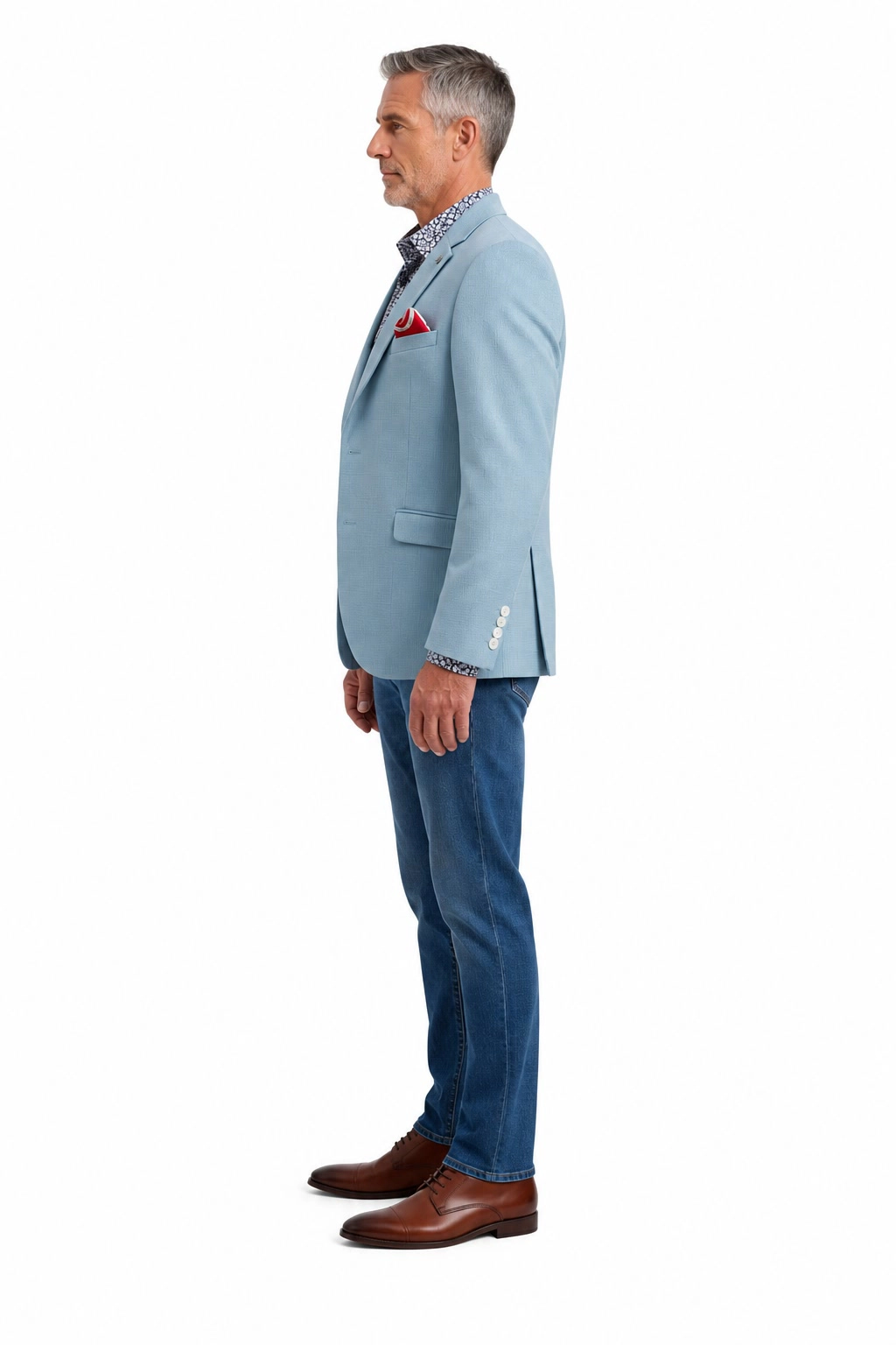 Elie Balleh Men's Slim Fit Solid Blazer Sports Coat Jacket