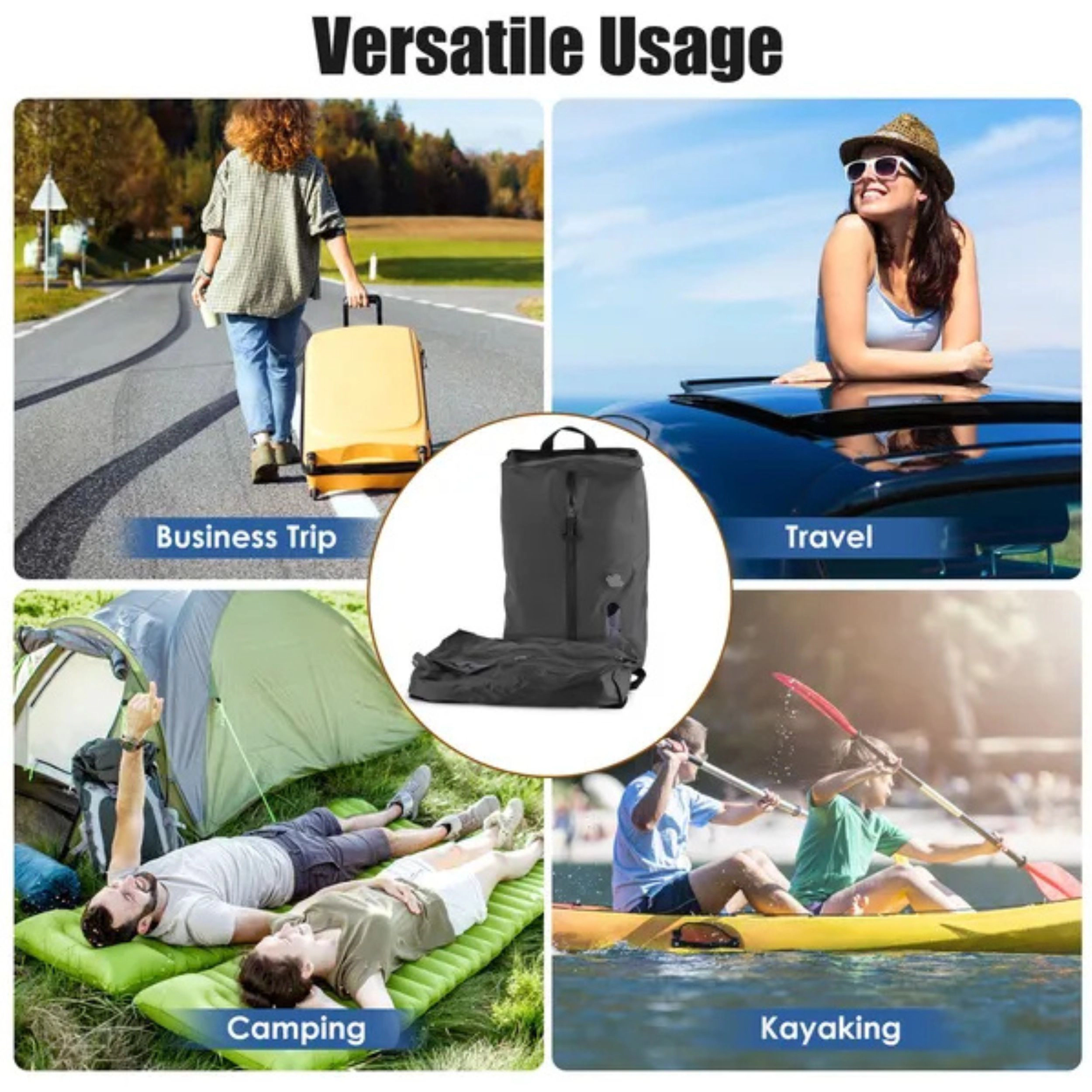 SS Design Vacuum Compression Bags With Pump For Travel Luggage