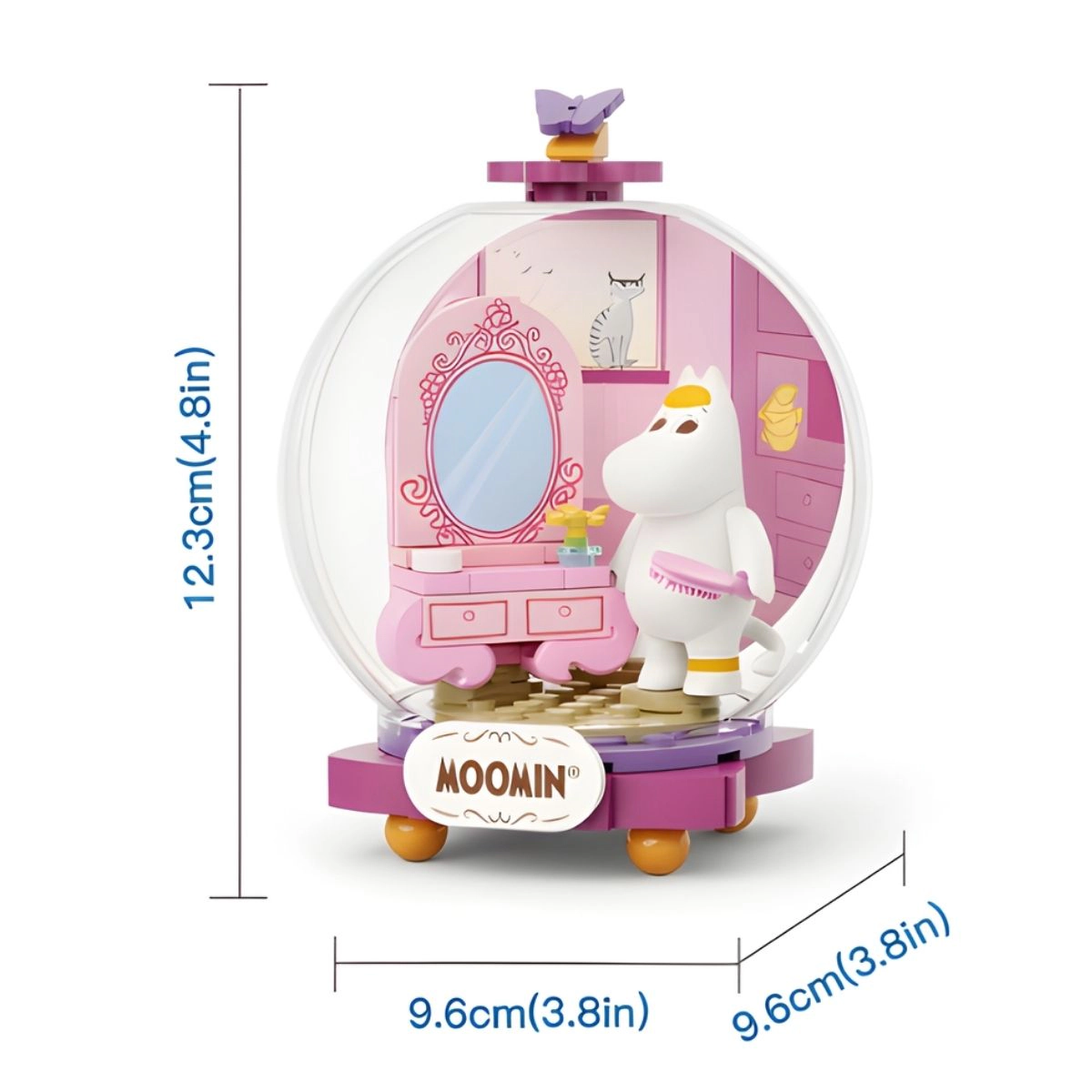 Pantasy Moomin Snorkmaiden's Dresser #87208 Building Block Set – 84-Piece