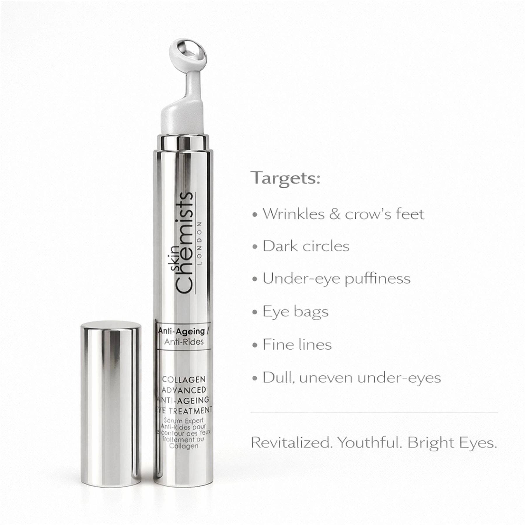 skinChemists Collagen Advanced Anti-Ageing Eye Treatment 15ml - Firming, Smoothing, Hydrating