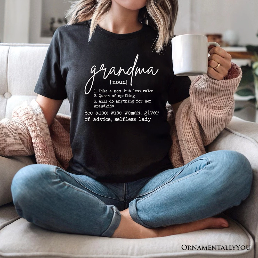 OrnamentallyYou Womens Grandma Definition T-Shirt