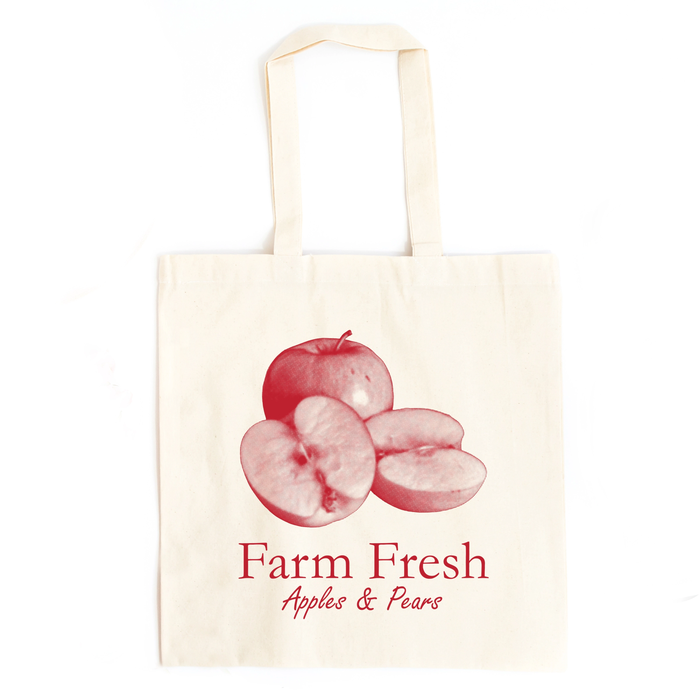Simply Sage Market - Canvas Tote - Farm Fresh Apples and Pears