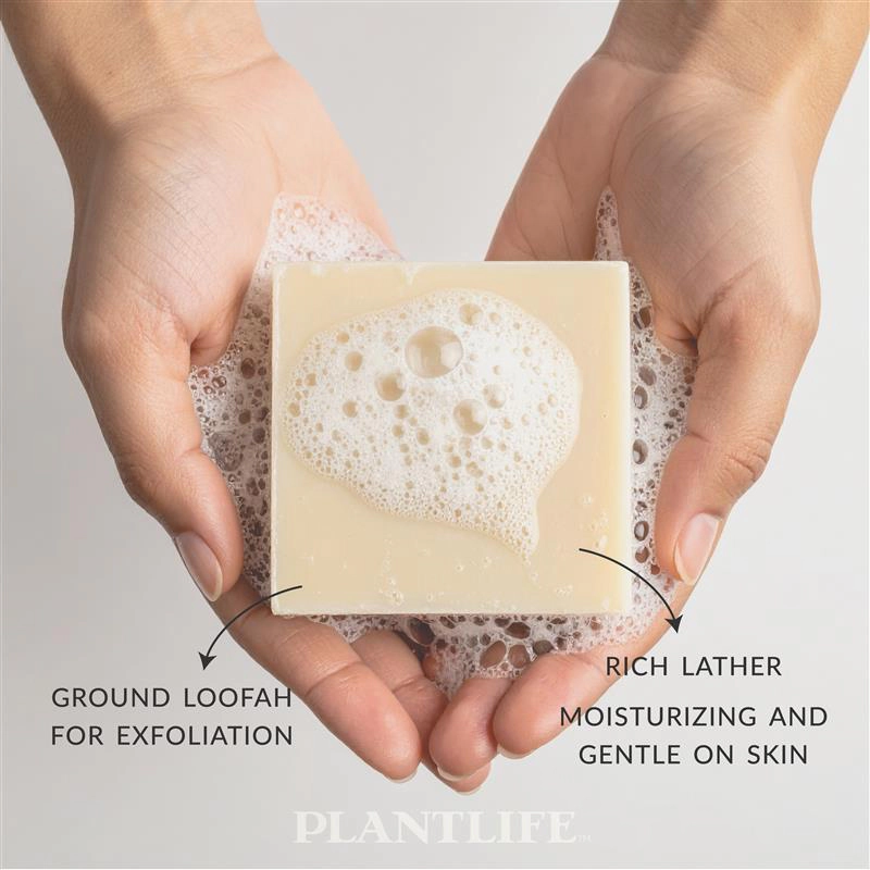 Plantlife Loofah Love Lemon Verbena Aromatherapy Herbal Soap