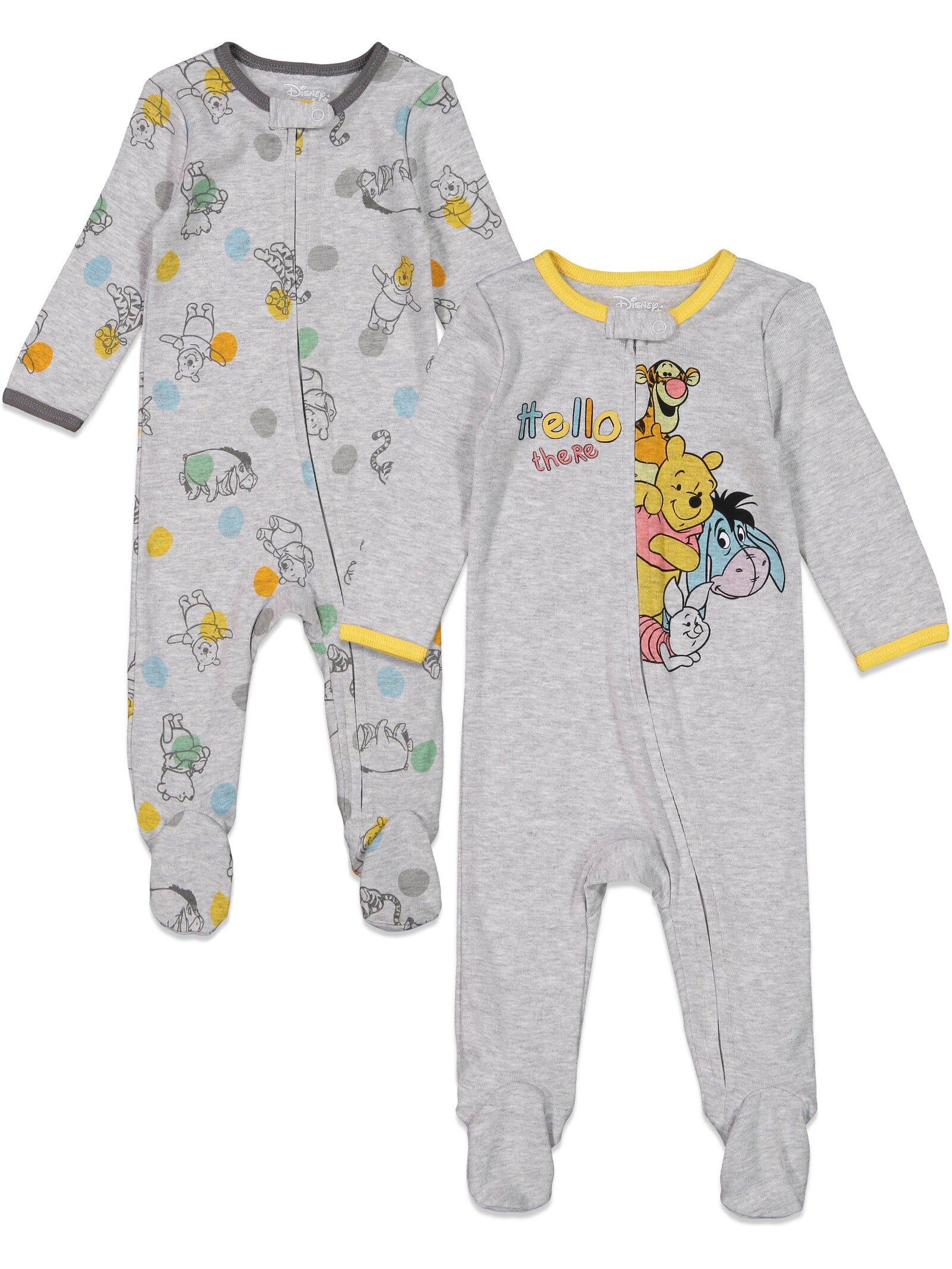 Disney Baby Boys' 2-Pack Footed One-Piece Sleep N' Play