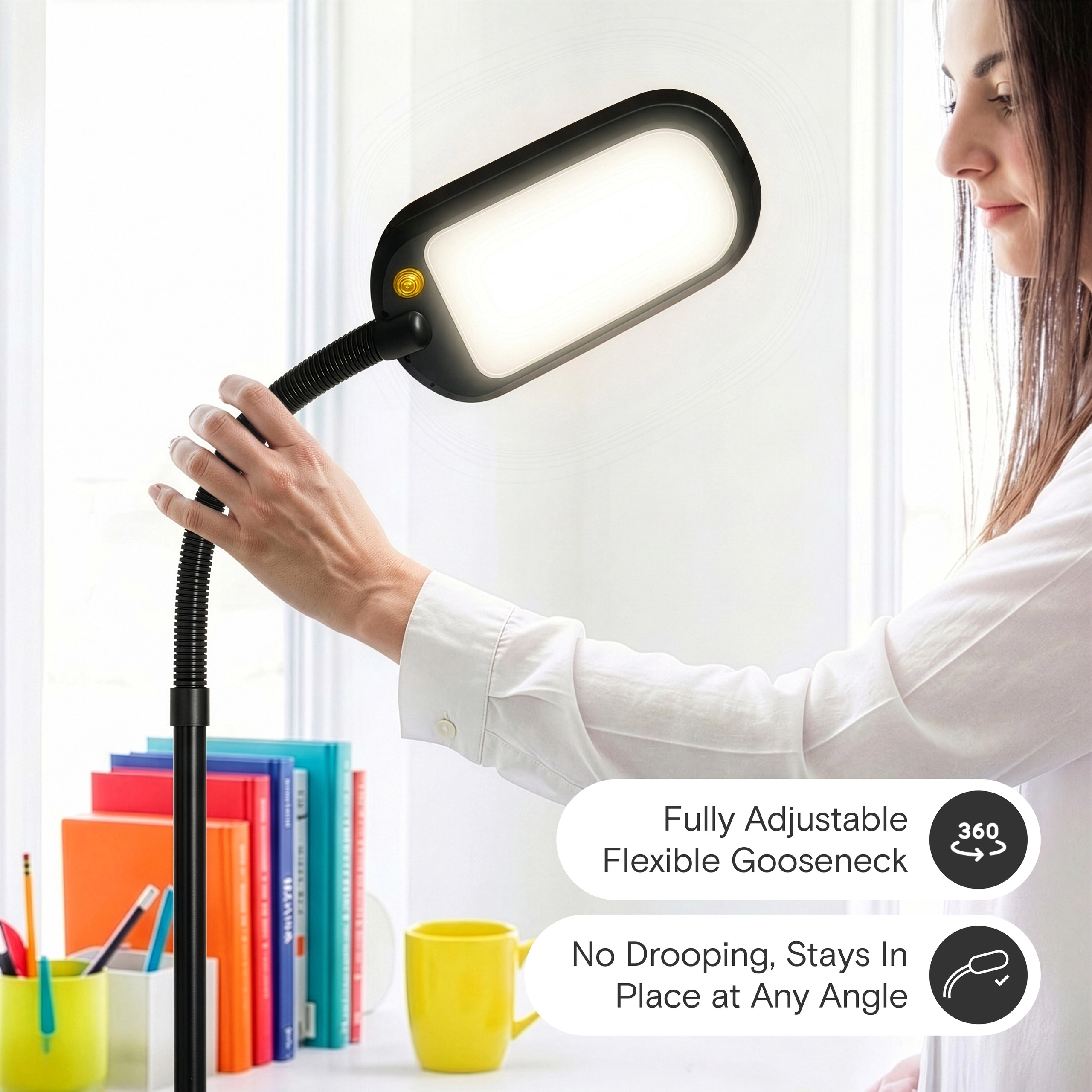 Brightech Litespan Slim Adjustable Floor Lamp