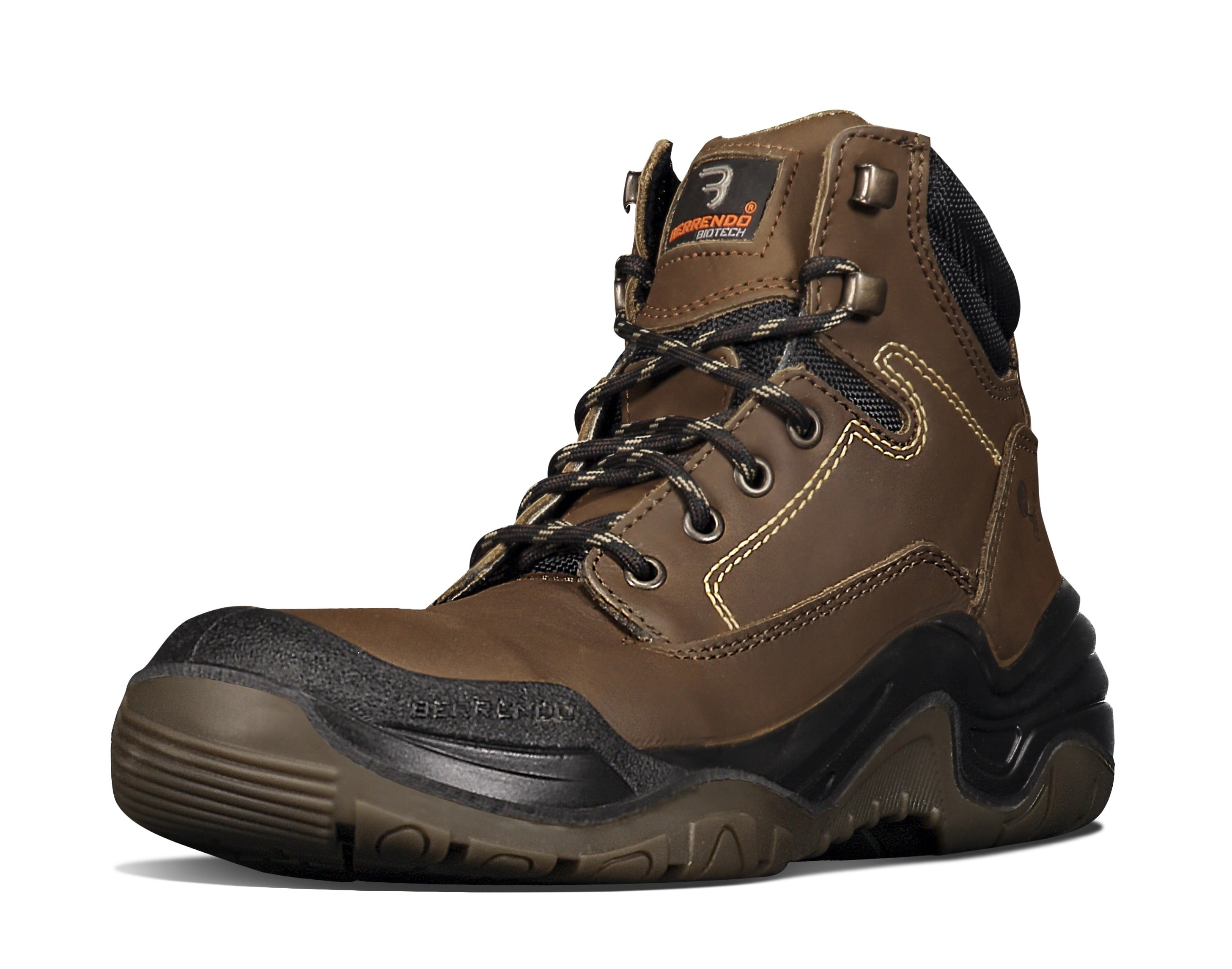 Berrendo Mens 6" Steel Toe Work Boots - Oil & Slip Resistant, EH Rated
