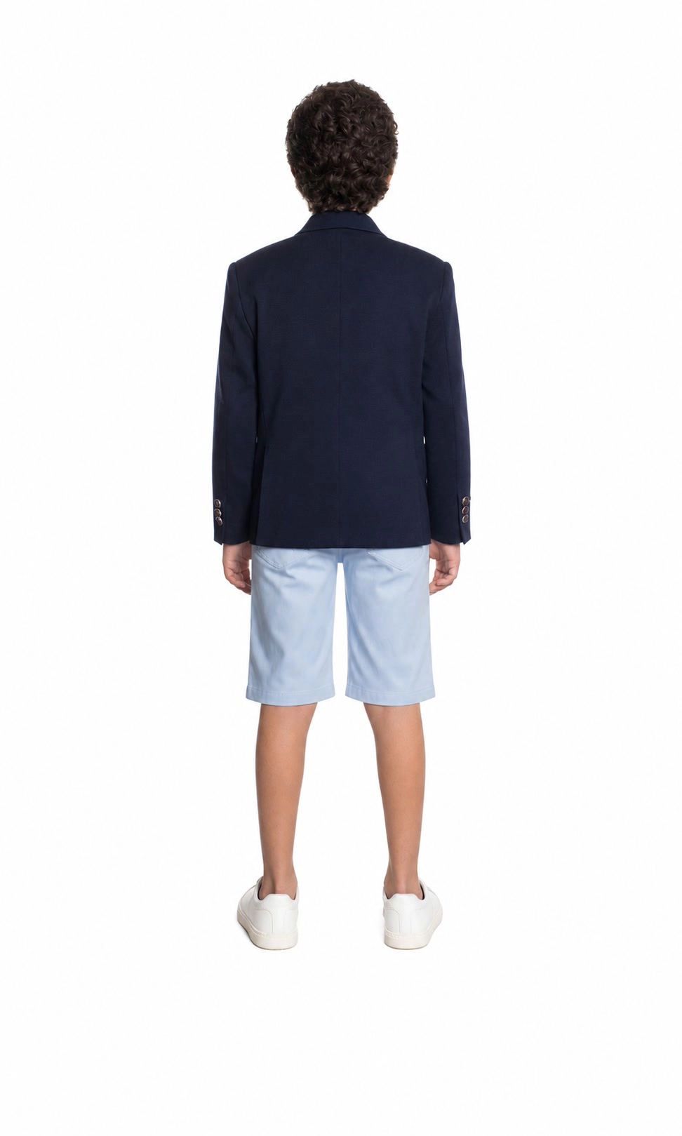 Elie Balleh Boys Slim Fit Knit Blazer