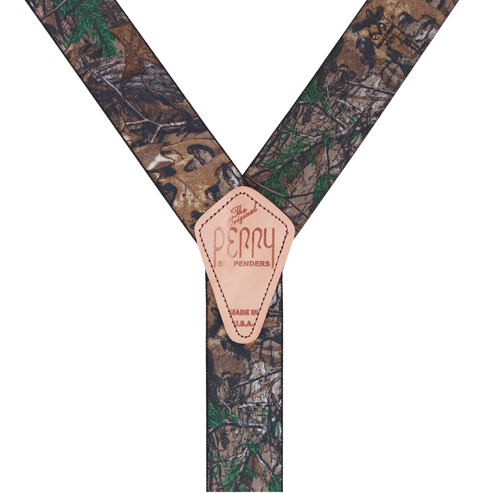 Perry Suspenders Men's Elastic Camo Print Suspenders (Tall Available)