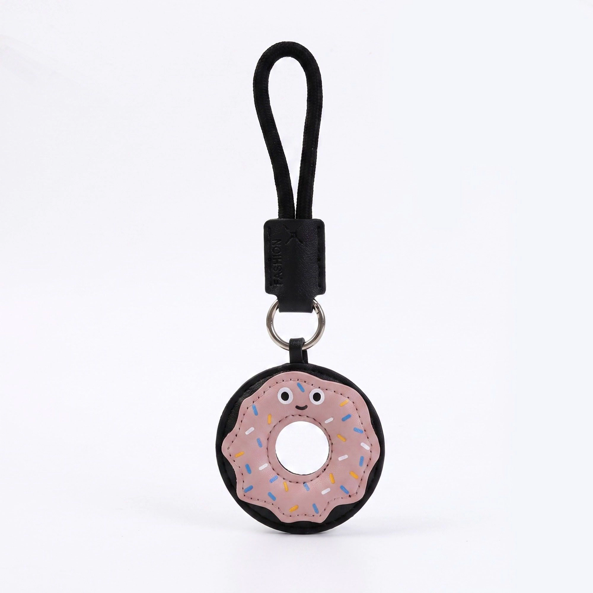 Alilang Women's 2-Piece Womens Padded Bag Charm with Hanging Strap and Stitched Detail