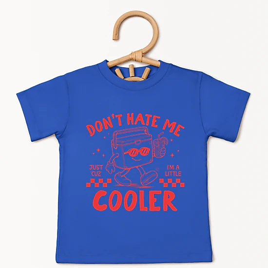 The Juniper Shop - Toddler Short Sleeve Graphic T-Shirt - Just A Little Cooler Checkered