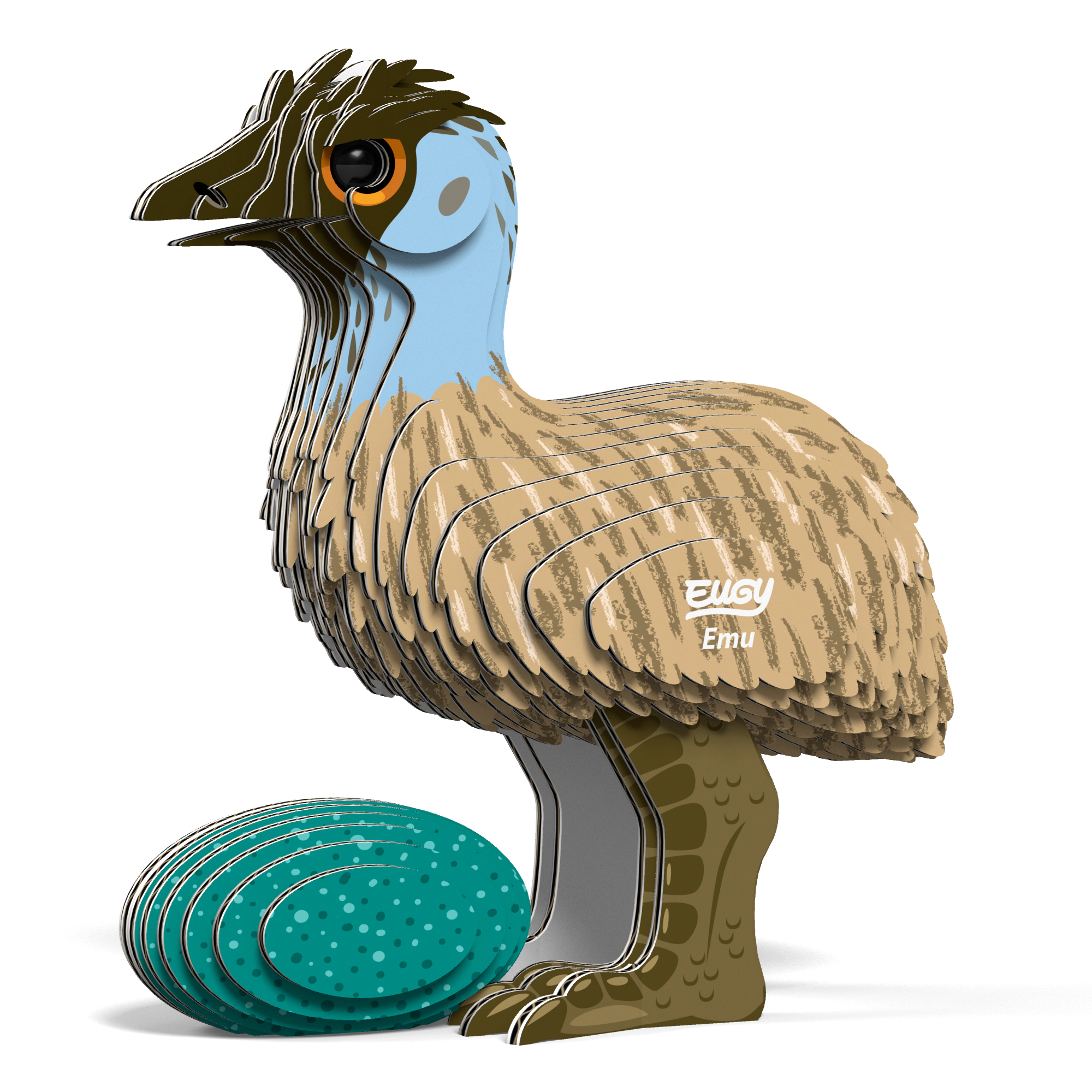 EUGY Emu 3D Puzzle - contains 25 puzzle pieces