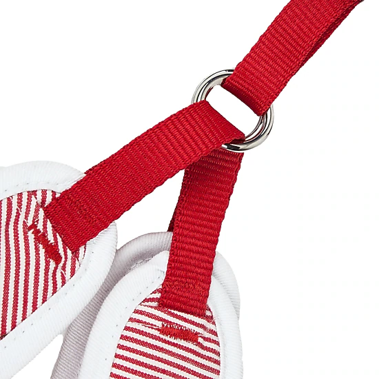 Pet Life ® Luxe 'Spawling' 2-In-1 Mesh Reversed Adjustable Dog Harness-Leash W/ Fashion Bowtie