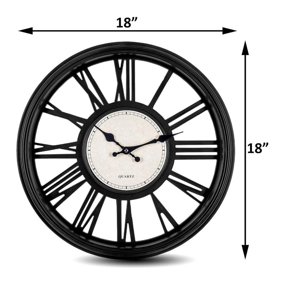 Haven Craftworks Unisex Quartz Battery Operated Hanging Wall Clock