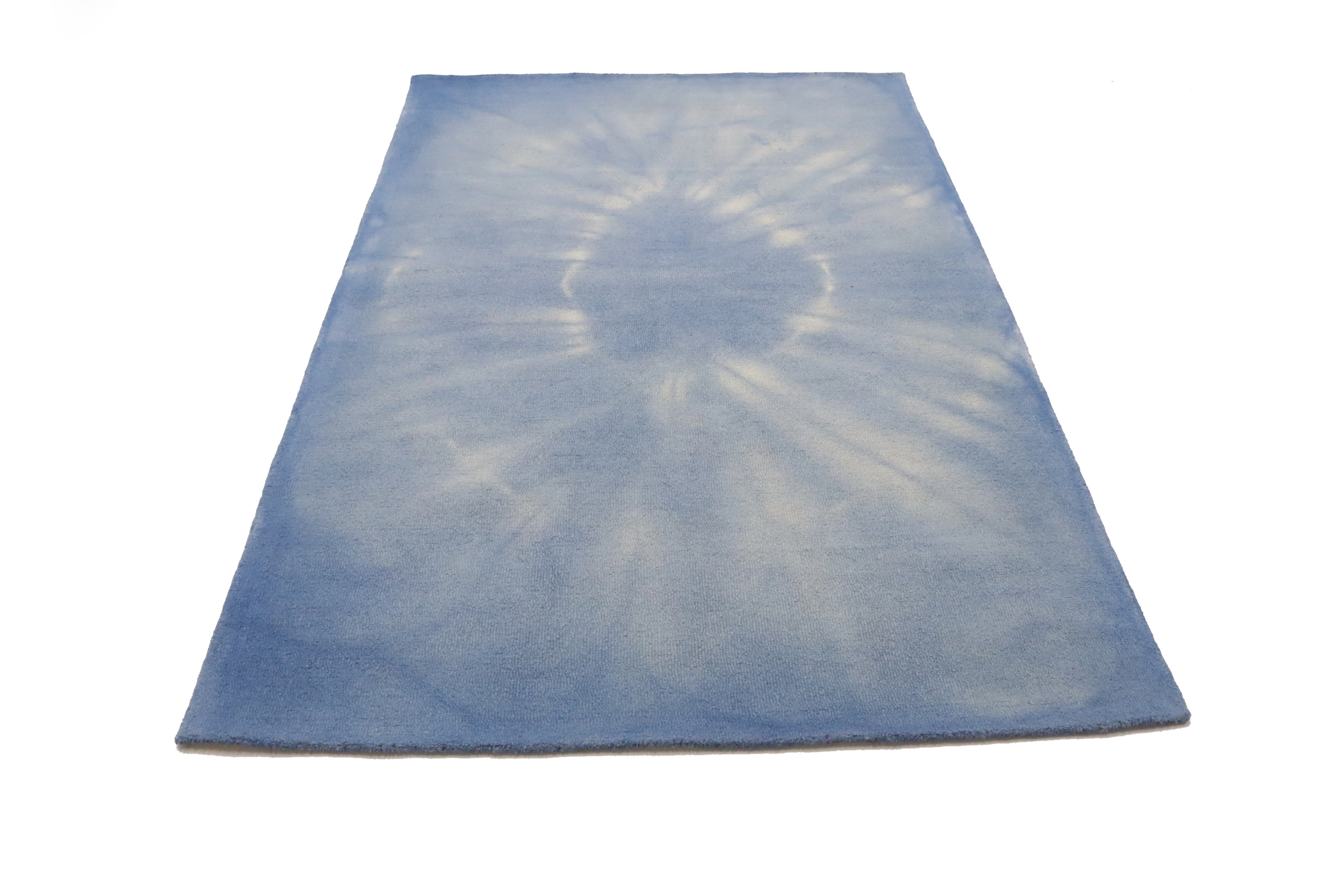 Magic Rugs 5'0 X 8'0 Hand-Tufted Tie-Dye Modern Wool Rug