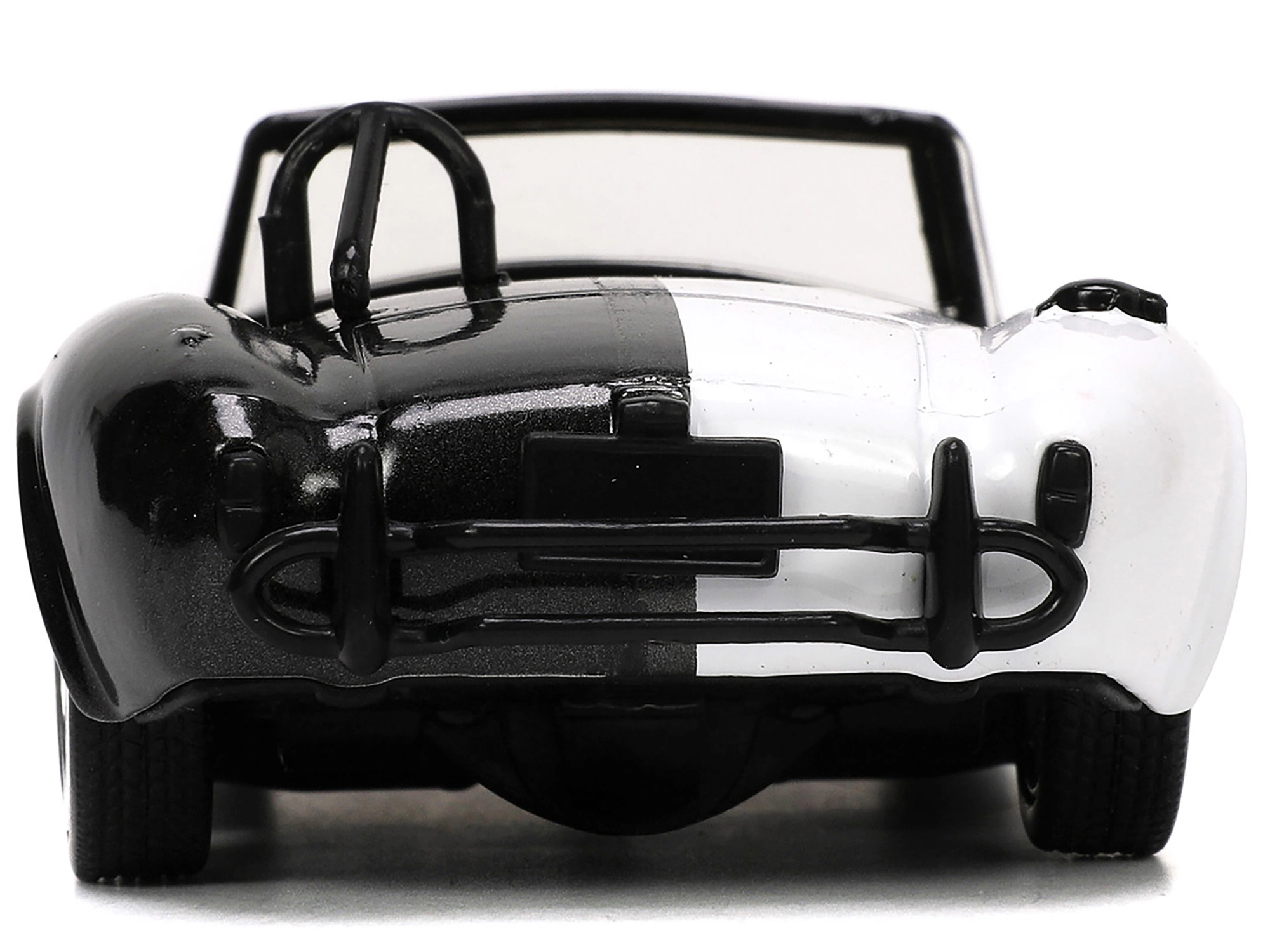 Jada 1965 Shelby Cobra 427 S/C #2 Black Metallic and White and Harvey Two-Face Diecast Figure "Batman"
