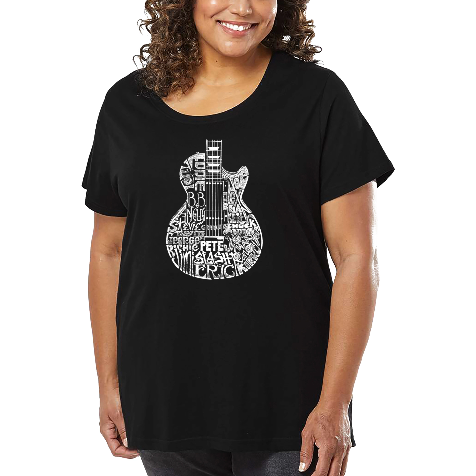 LA Pop Art Women's Plus Word T-Shirt