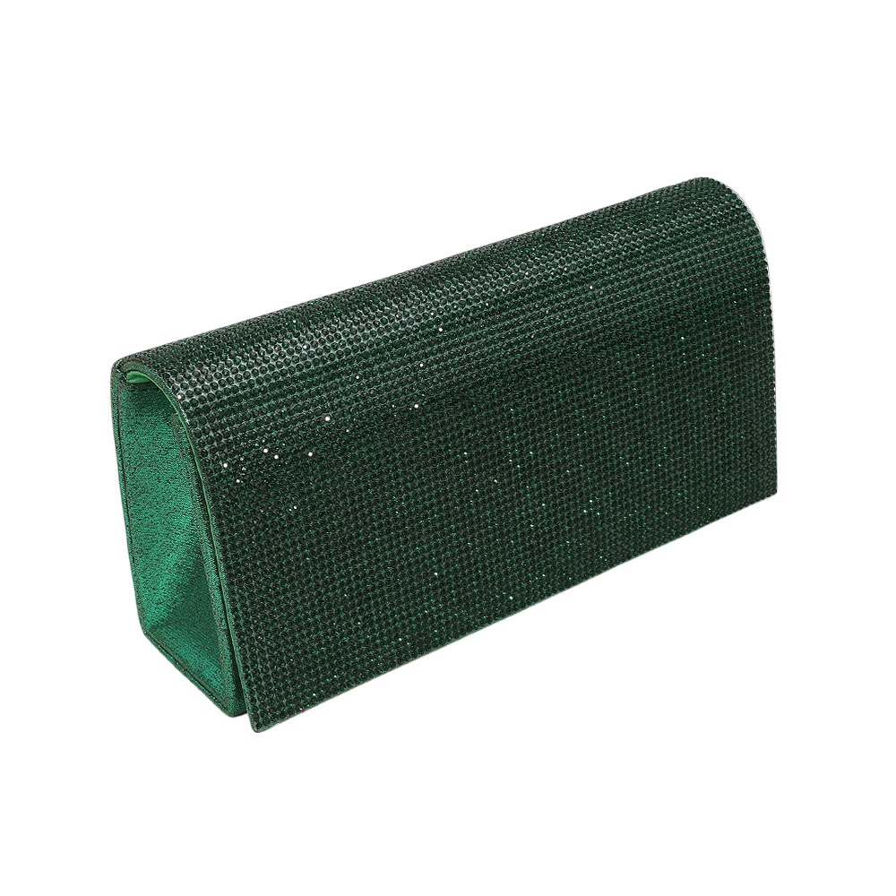 FASHNZFAB Bling Studded Box Evening Bag / Clutch / Crossbody Bag