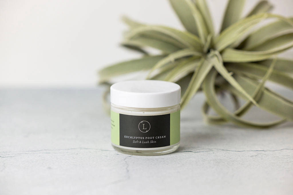 Lizush Eucalyptus Shea Butter Foot Cream - 2 oz