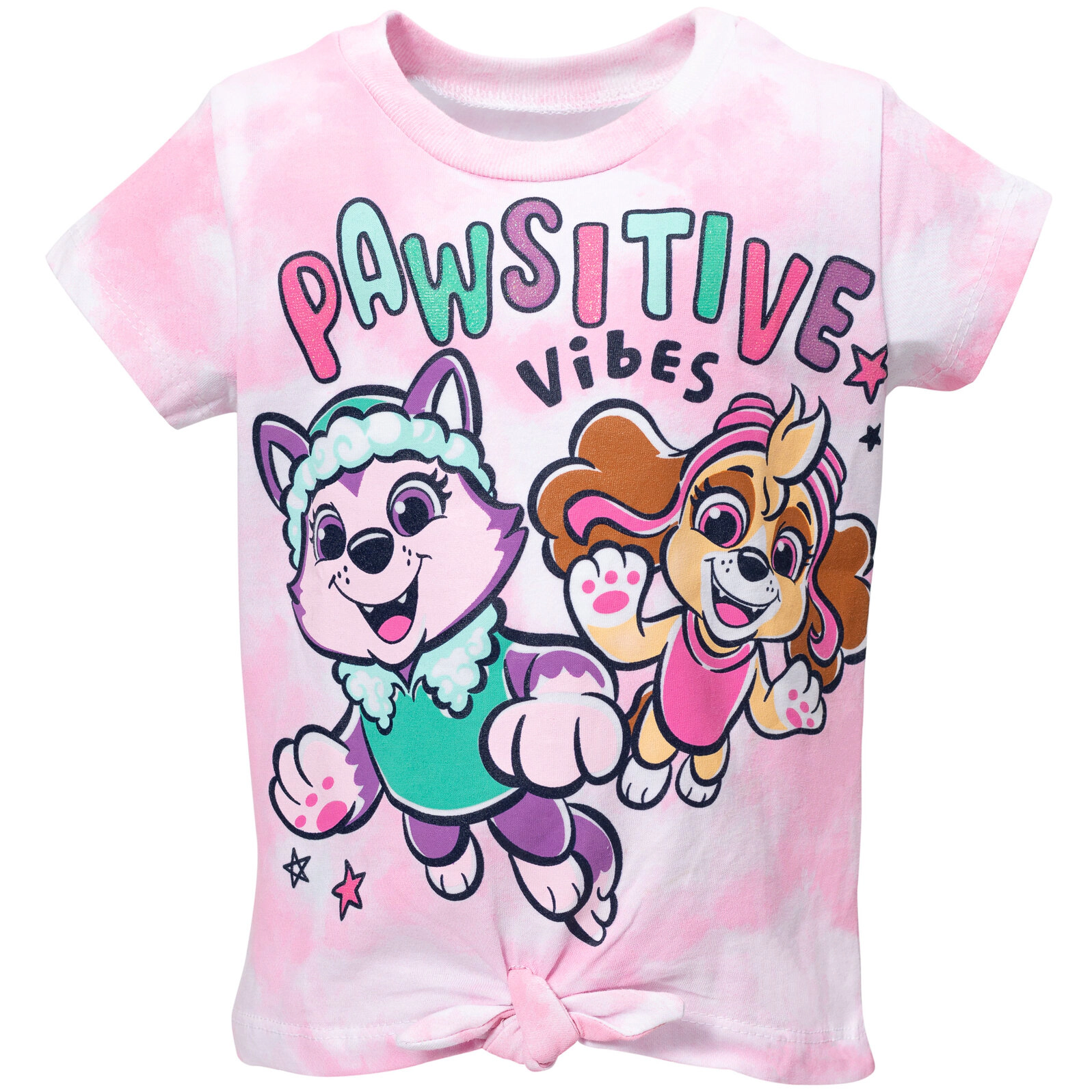 Paw Patrol Girls' 2-Piece T-Shirt and Bike Shorts Set