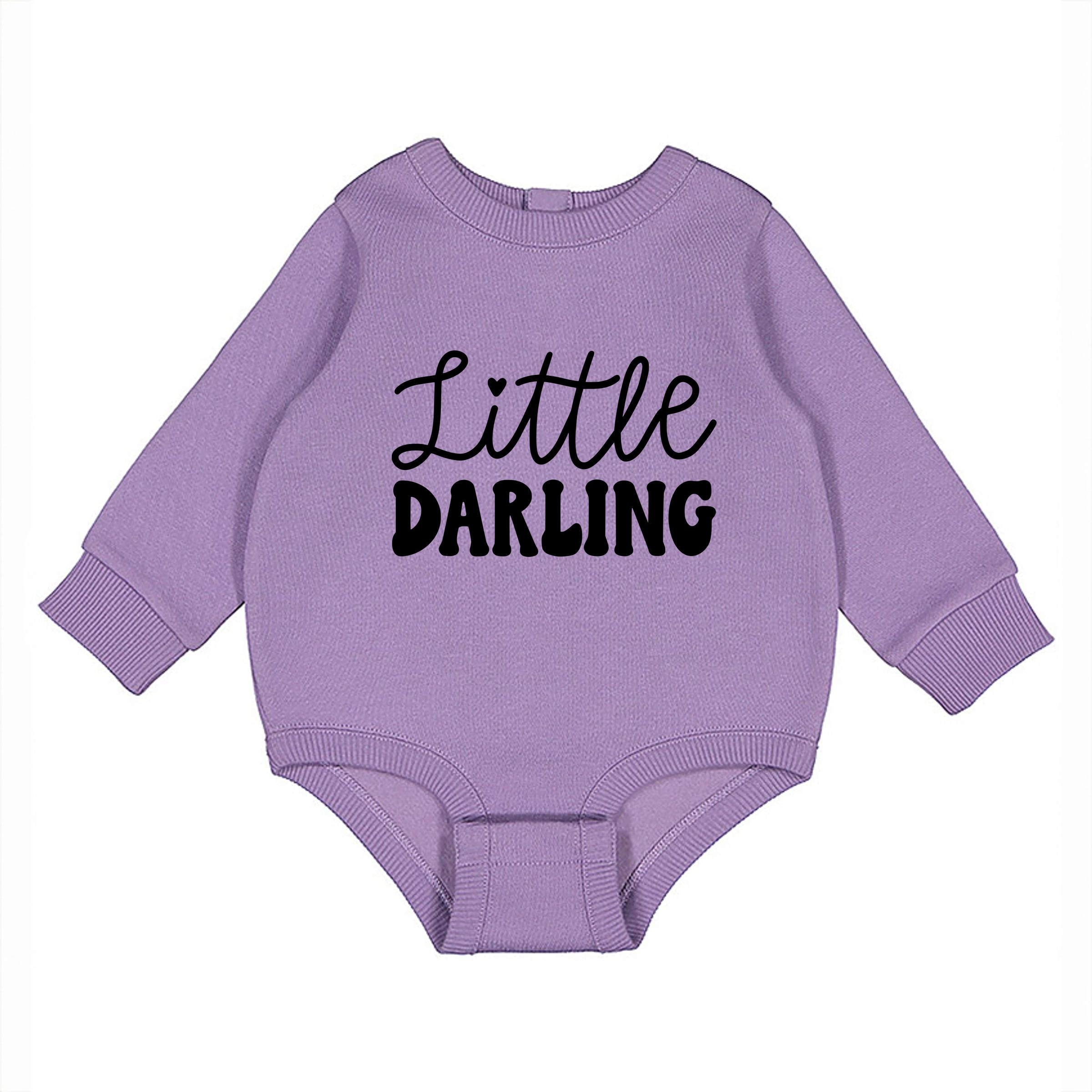 The Juniper Shop - Little Darling Cursive Infant Fleece BodySuit