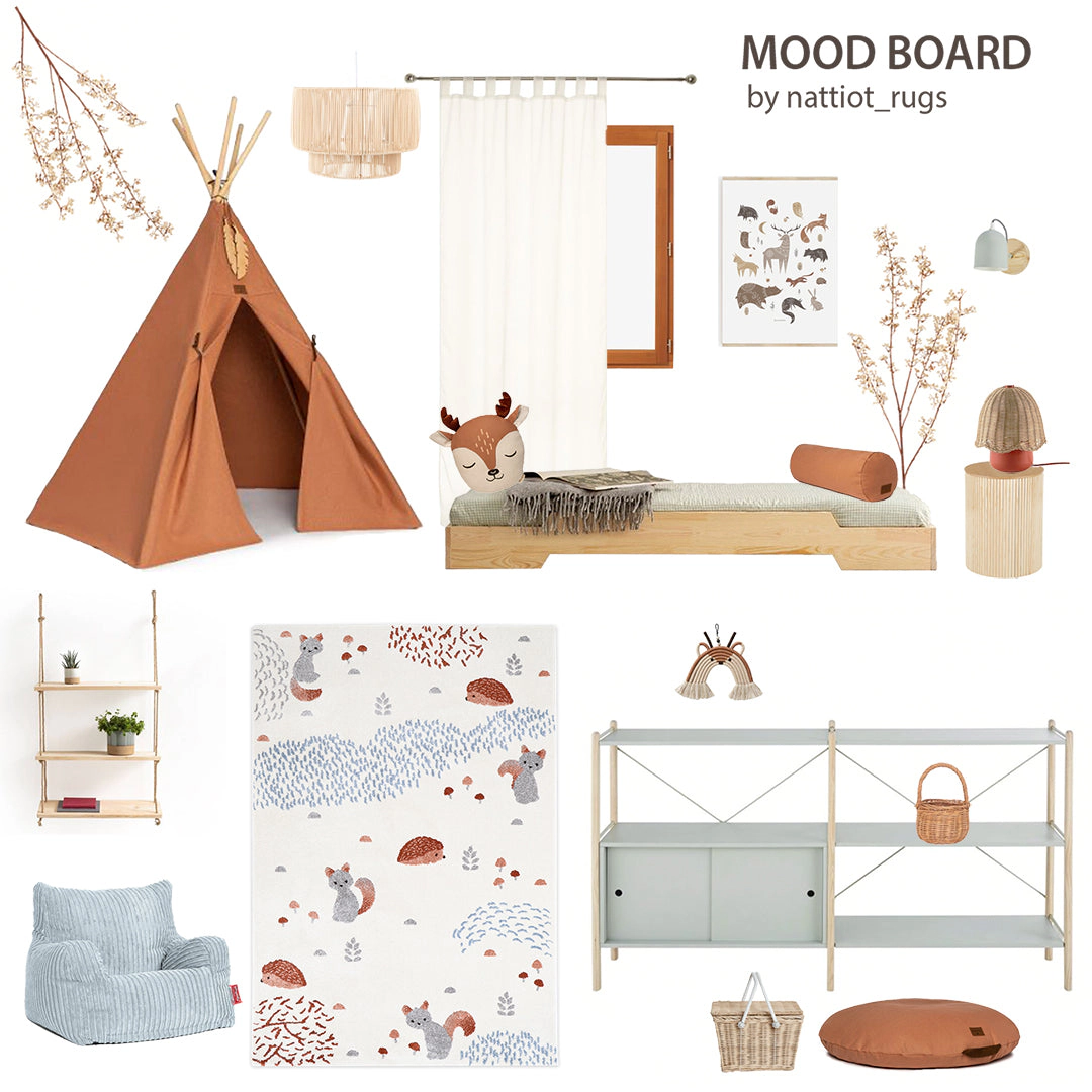Nattiot Polypropylene Rug Forest Dream