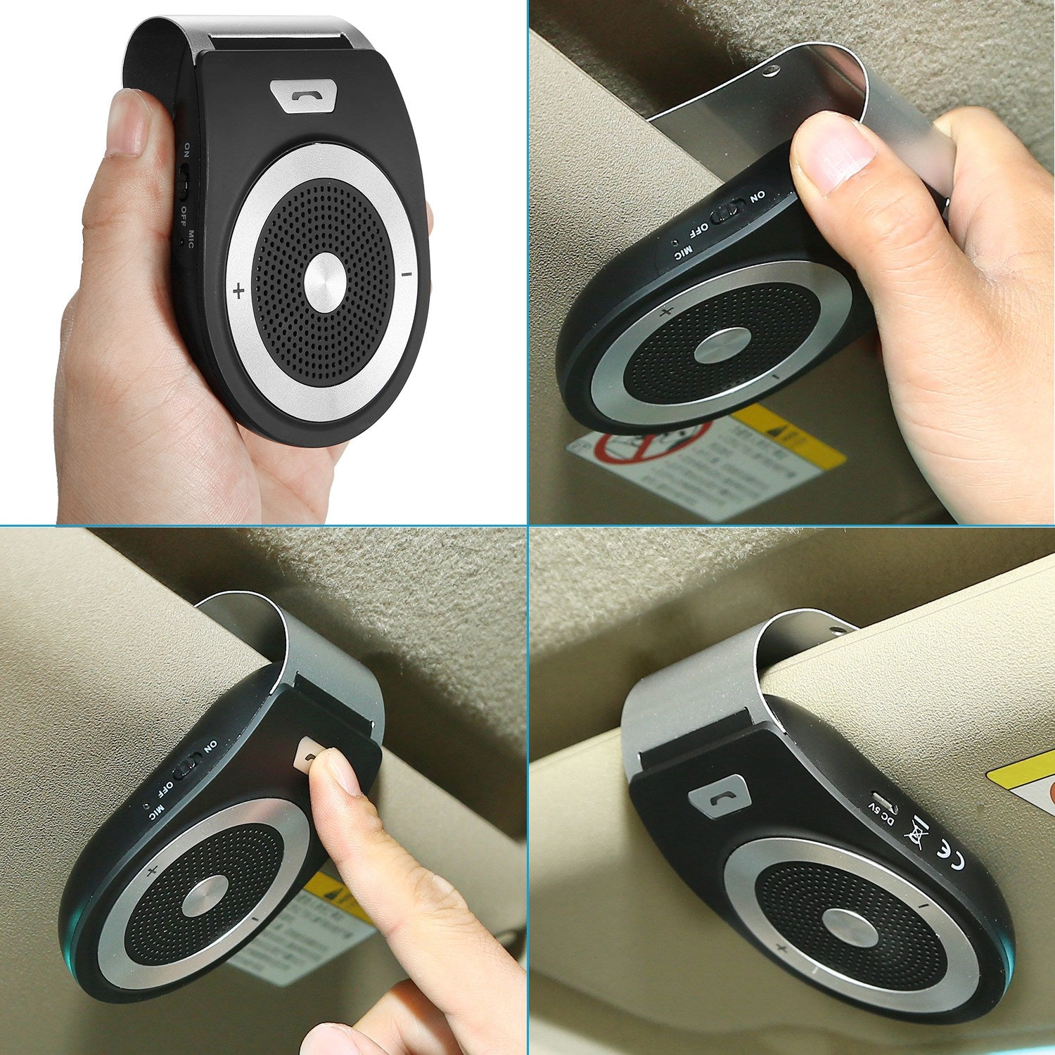 GBruno Wireless Hands-Free Car Speakerphone