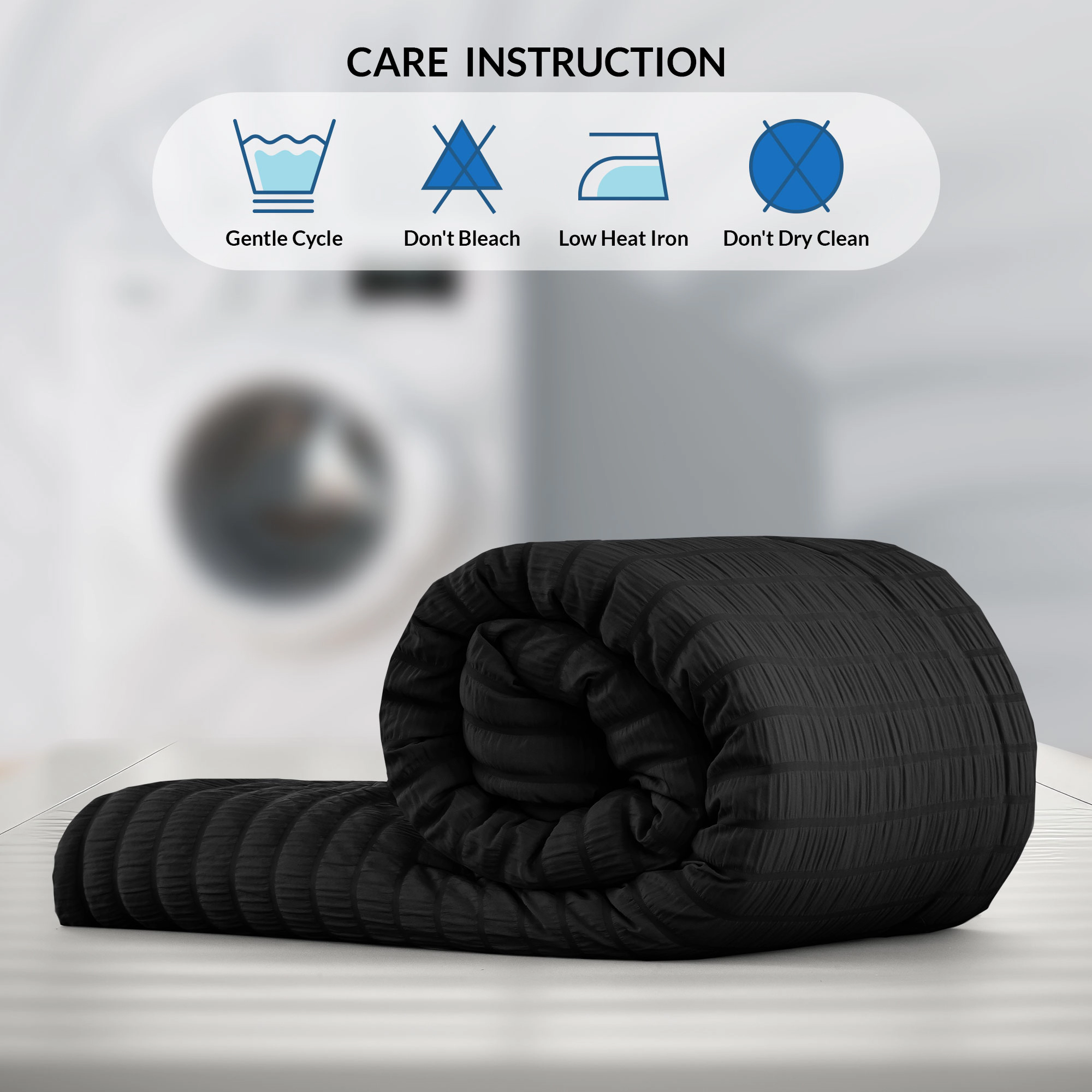 Lux Decor Collection Seersucker Bed A Bag Comforter Set All Season Down Alternative Bedding With Sheets