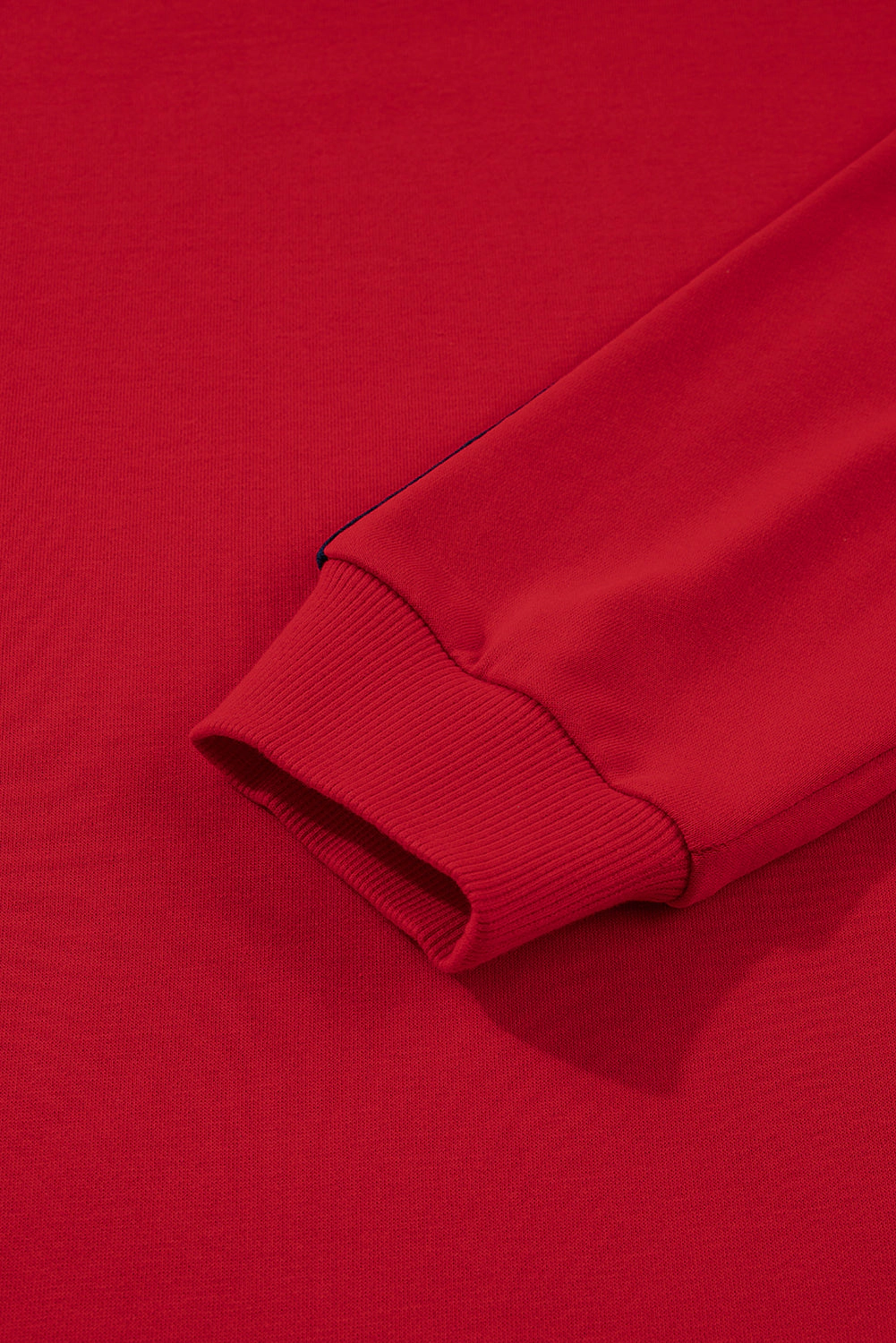 Threaded Pear Seramya Striped Detail Varsity Sweatshirt