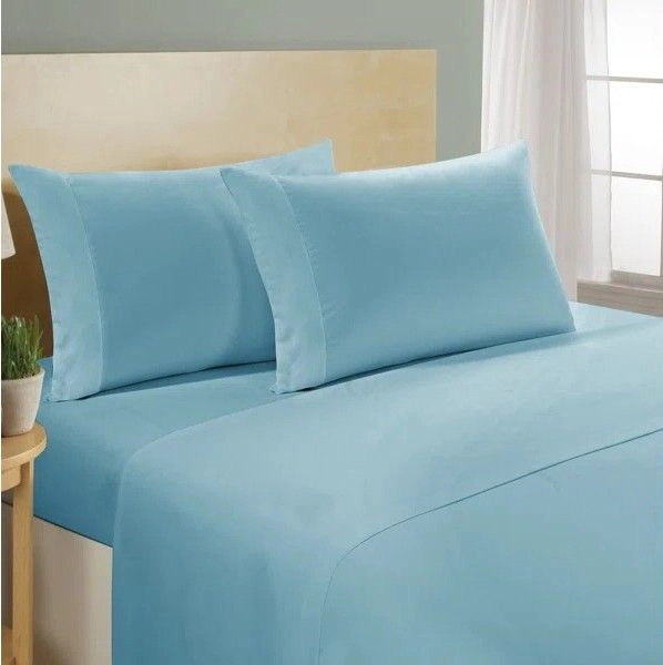 HSH Dream Milano Collection 1000 TC Solid Egyptian Quality Cotton Sheets Deep Pocket Luxury Bed Set