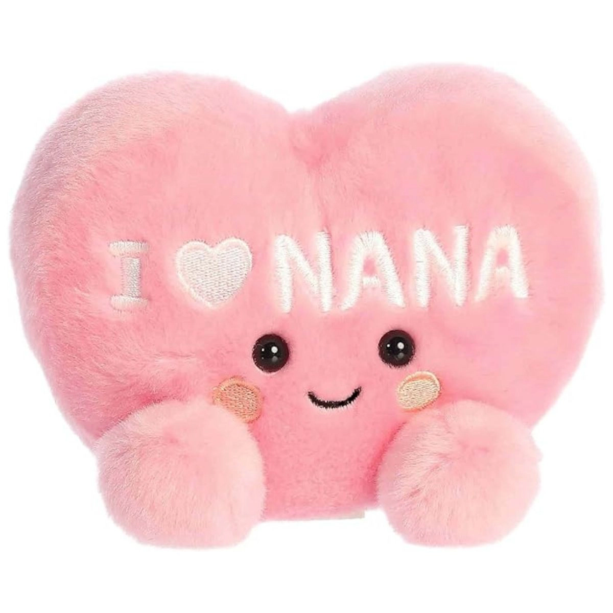 Aurora Palm Pals I Love Nana Heart 5-Inch Stuffed Animal Plush