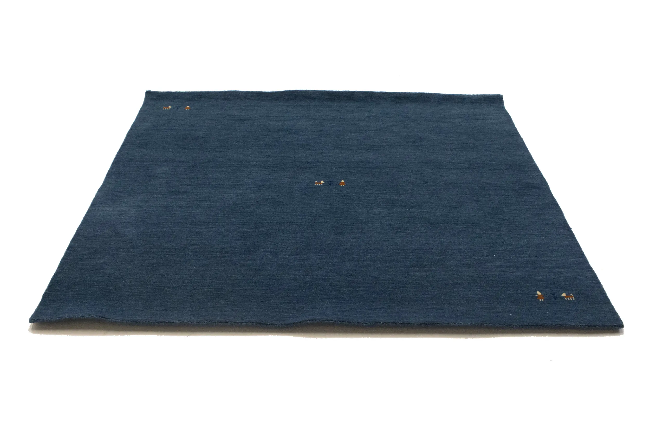 Magic Rugs Steel Blue Tribal 6X6 Gabbeh Modern Square Rug