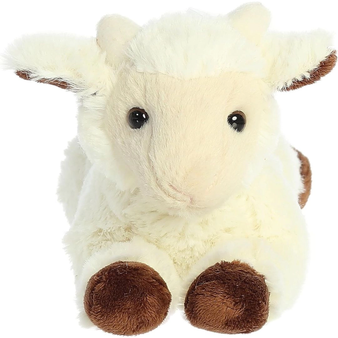 Aurora Mini Flopsie Goat Kid 8-Inch Stuffed Animal Plush