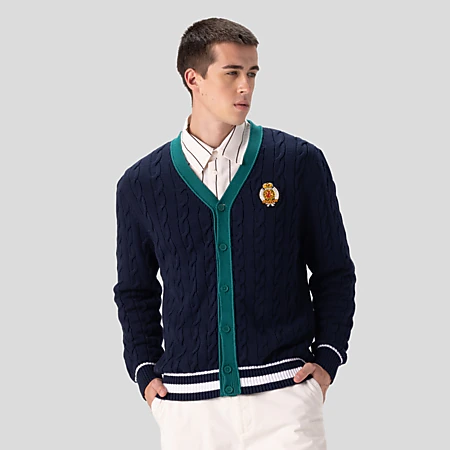 COOFANDY Long Sleeve Sweater Fall Quarter Zip Polo Collar Ribbed